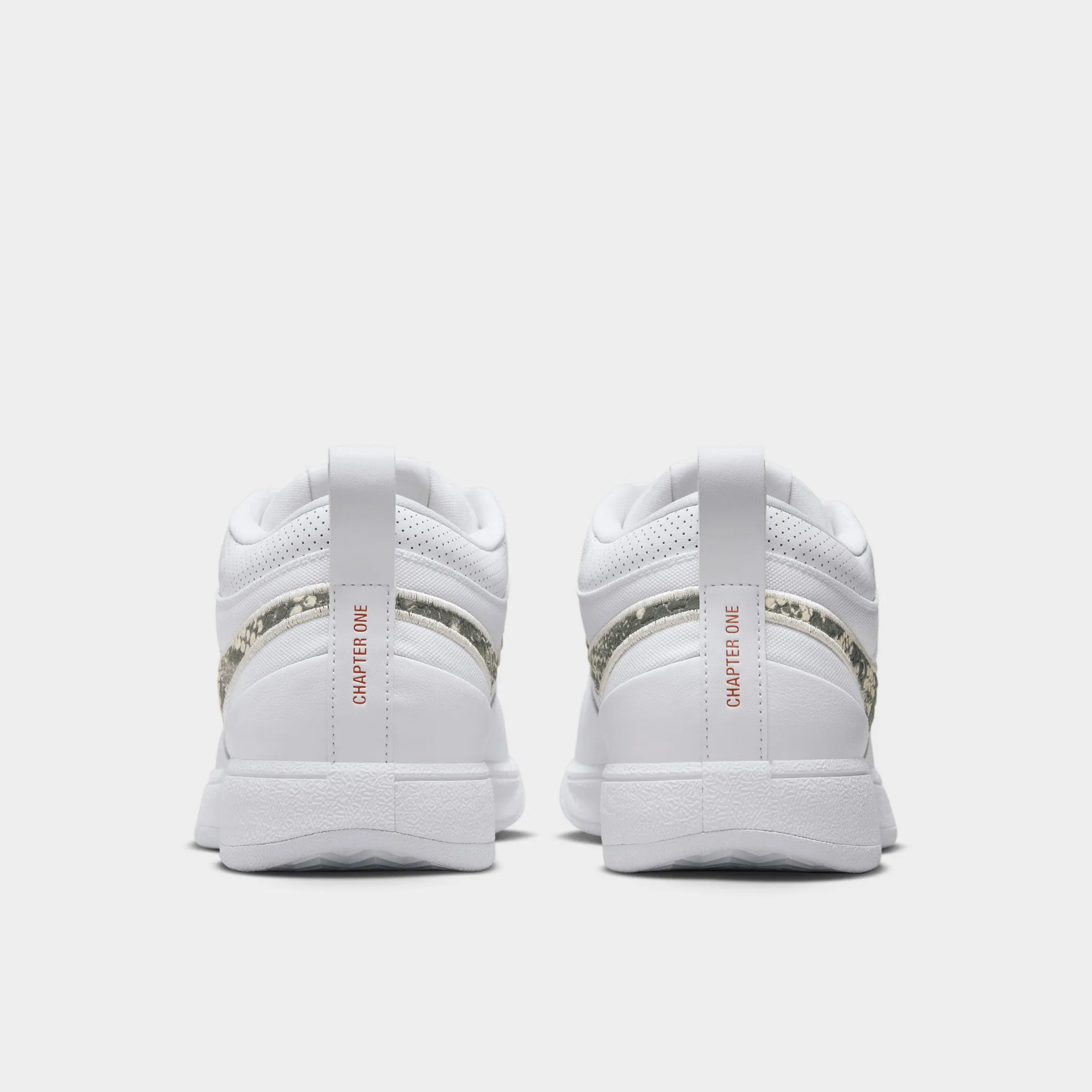 Unified Traction Pods Kinetic Energy Transfer Nike Book 1 White / Light Orewood Brown - Burnt Sunrise Black