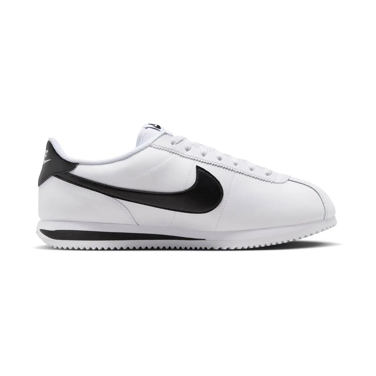 Nike Cortez 'White Black' Leather Men's Shoes Brave Walk