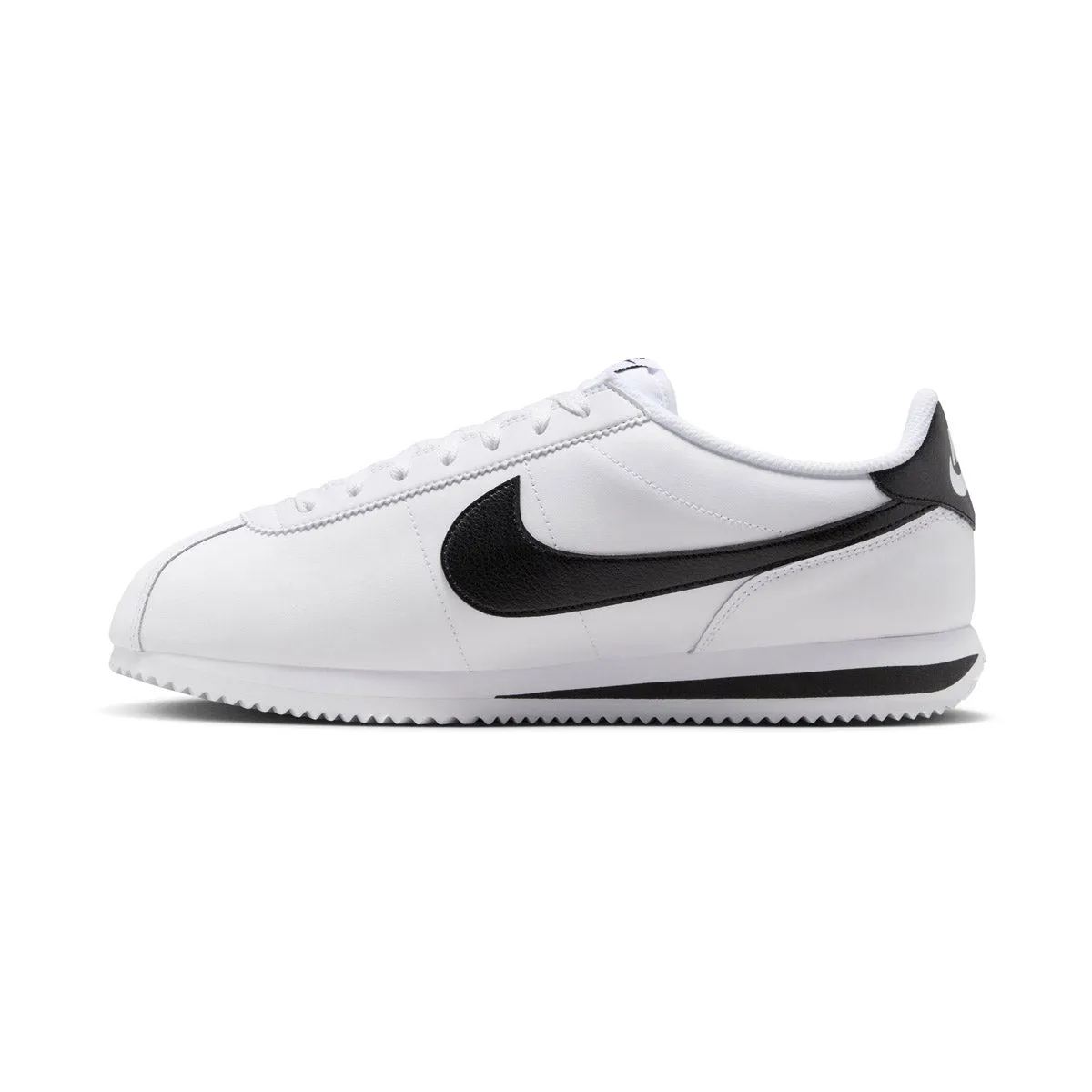 Nike Cortez 'White Black' Leather Men's Shoes Sunset Step