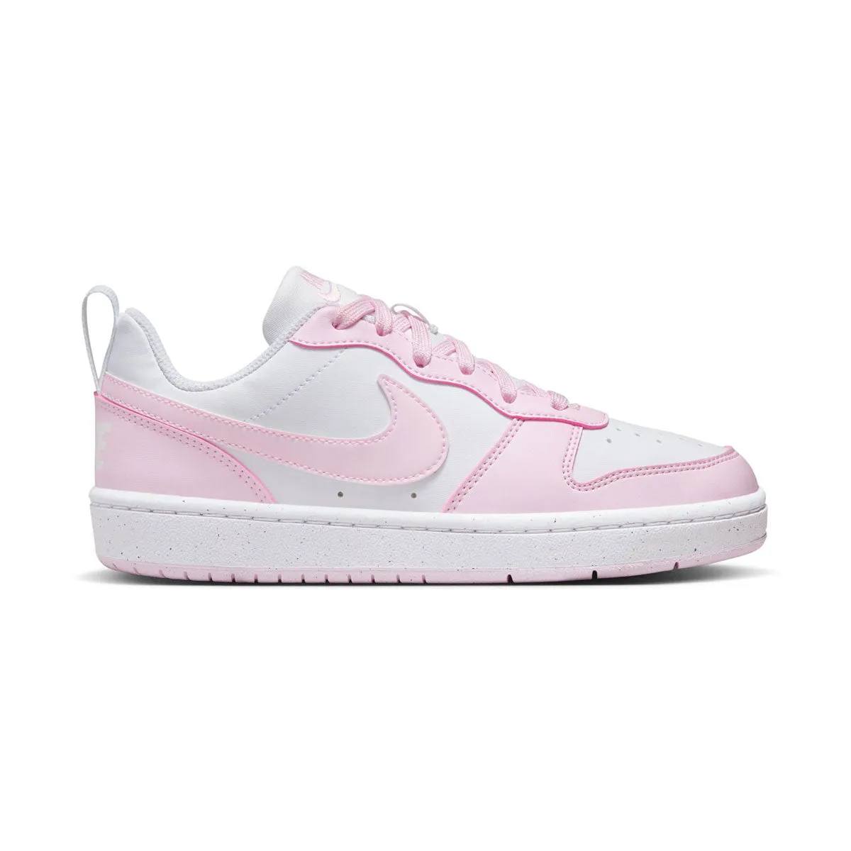Nike Court Borough Low Recraft 'Pink Foam White' Big Kids' Shoes Odor Guard