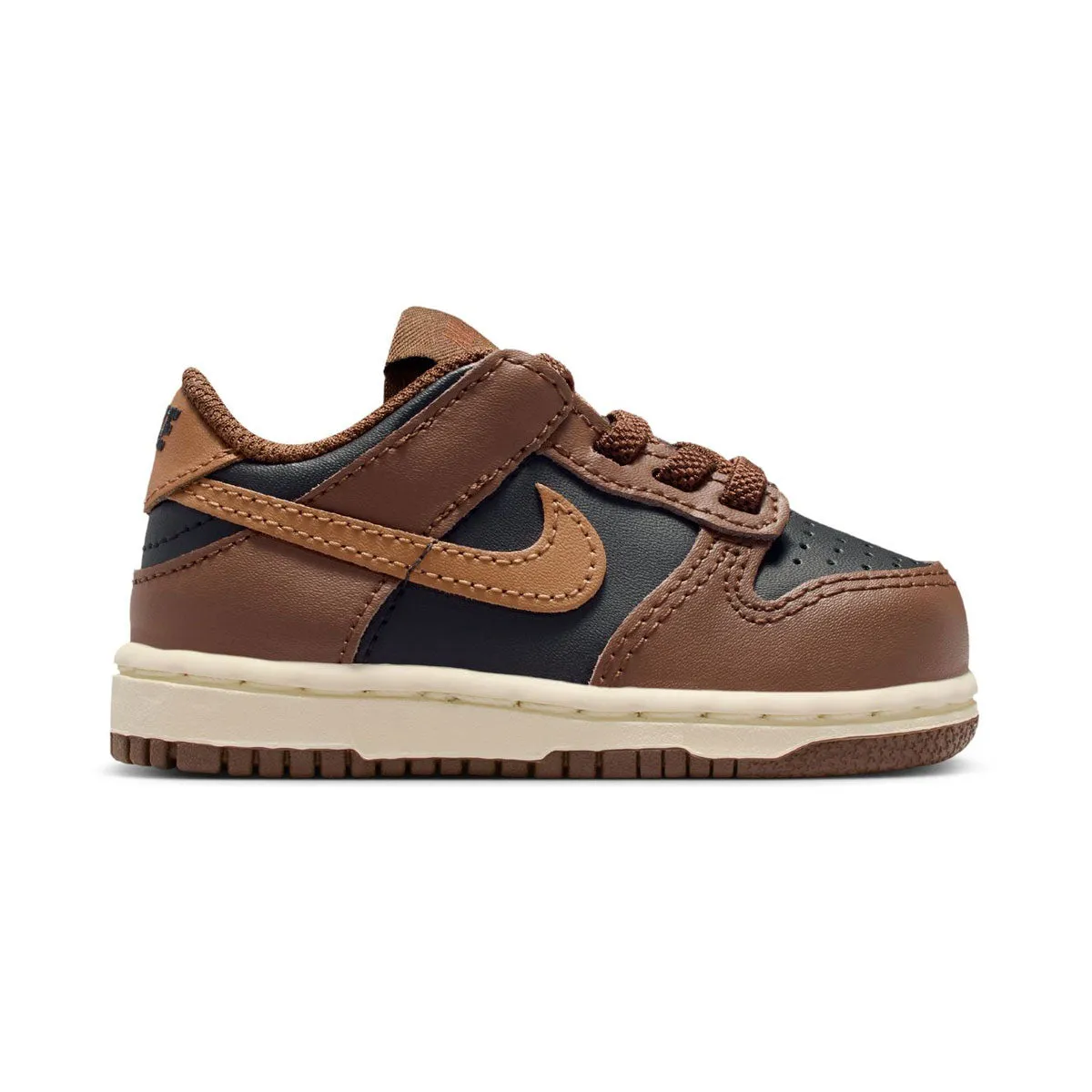 Nike Dunk Low 'Brown Black' Baby/Toddler Shoes Clear Hike