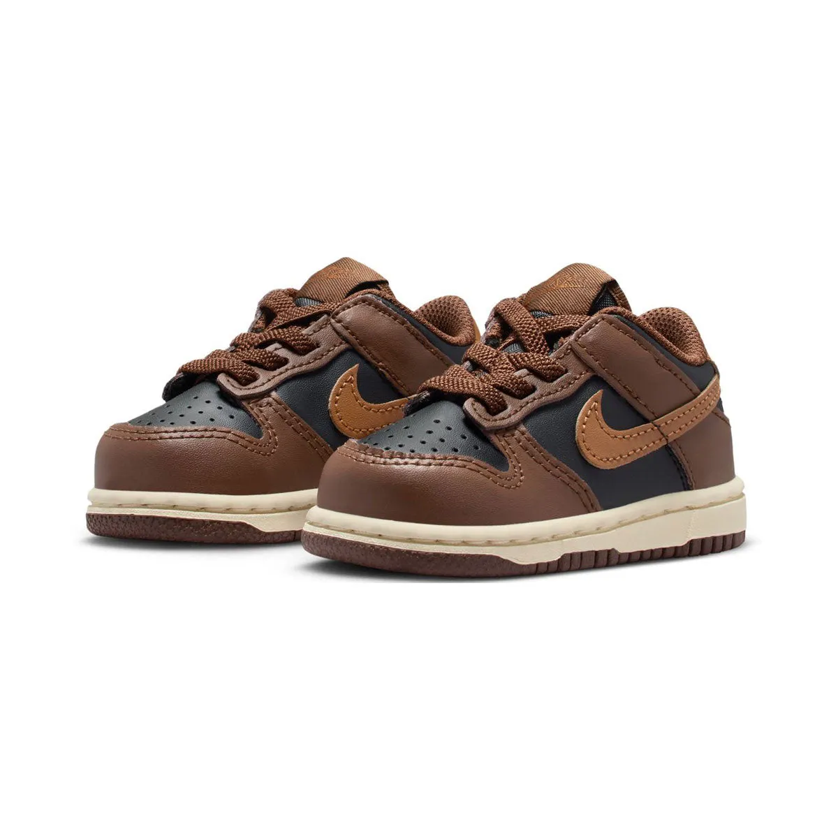 Nike Dunk Low 'Brown Black' Baby/Toddler Shoes Teen Fun Workout