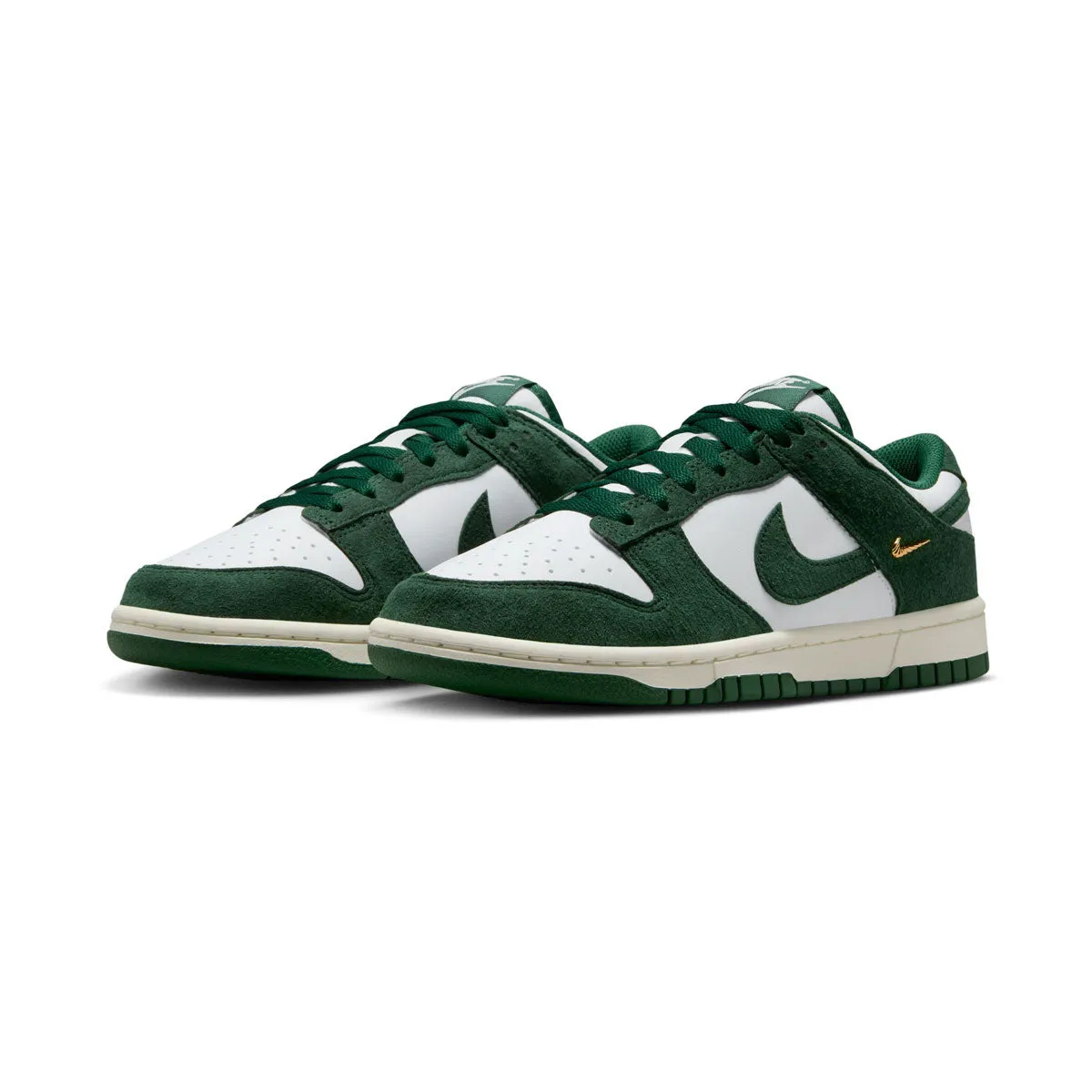 Nike Dunk Low 'Gorge Green Gold Mini Swoosh' Women's Shoes Mesh Upper