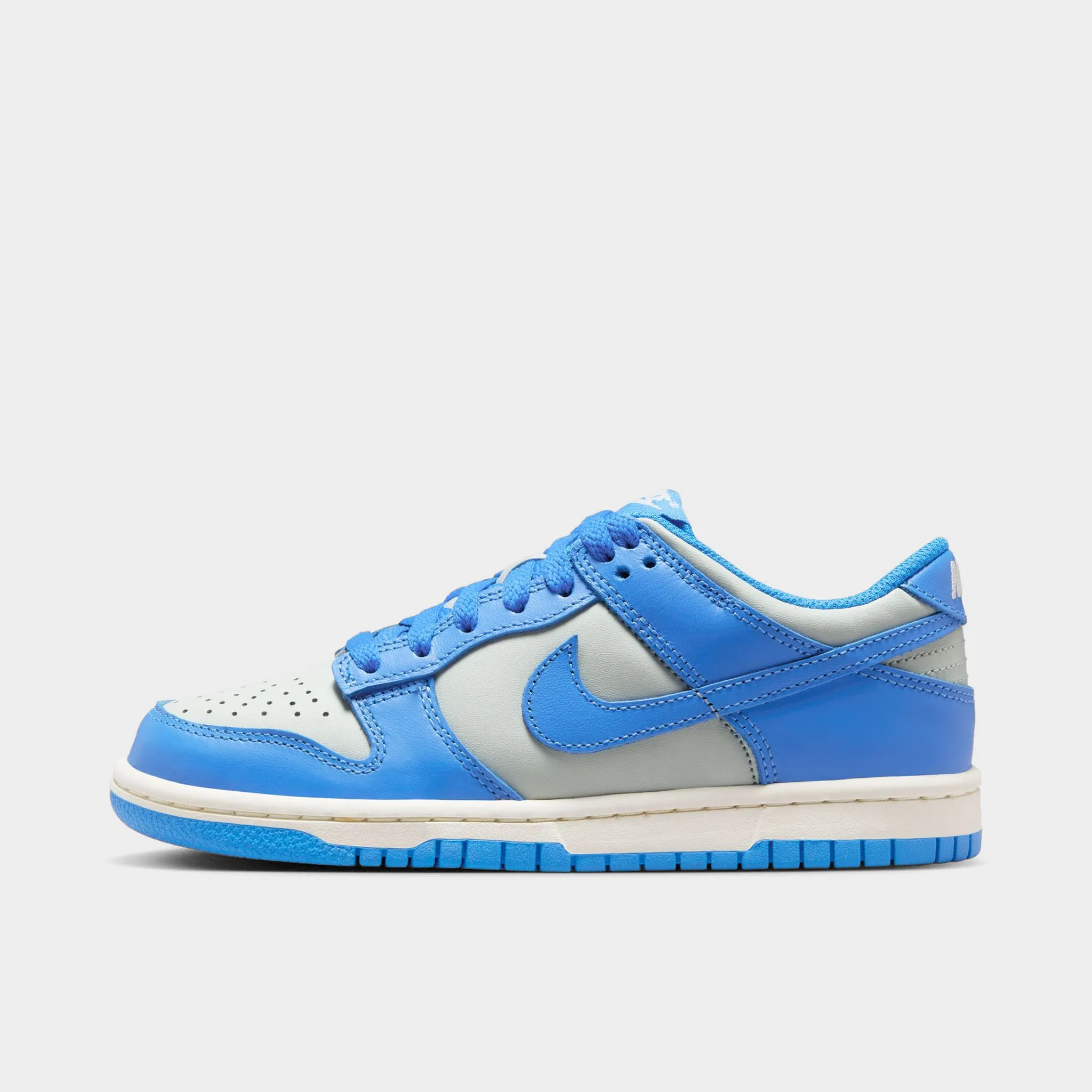 Nike Dunk Low GS Light Silver / Light Photo Blue - Sail Performance Driven Abrasion   Resistant