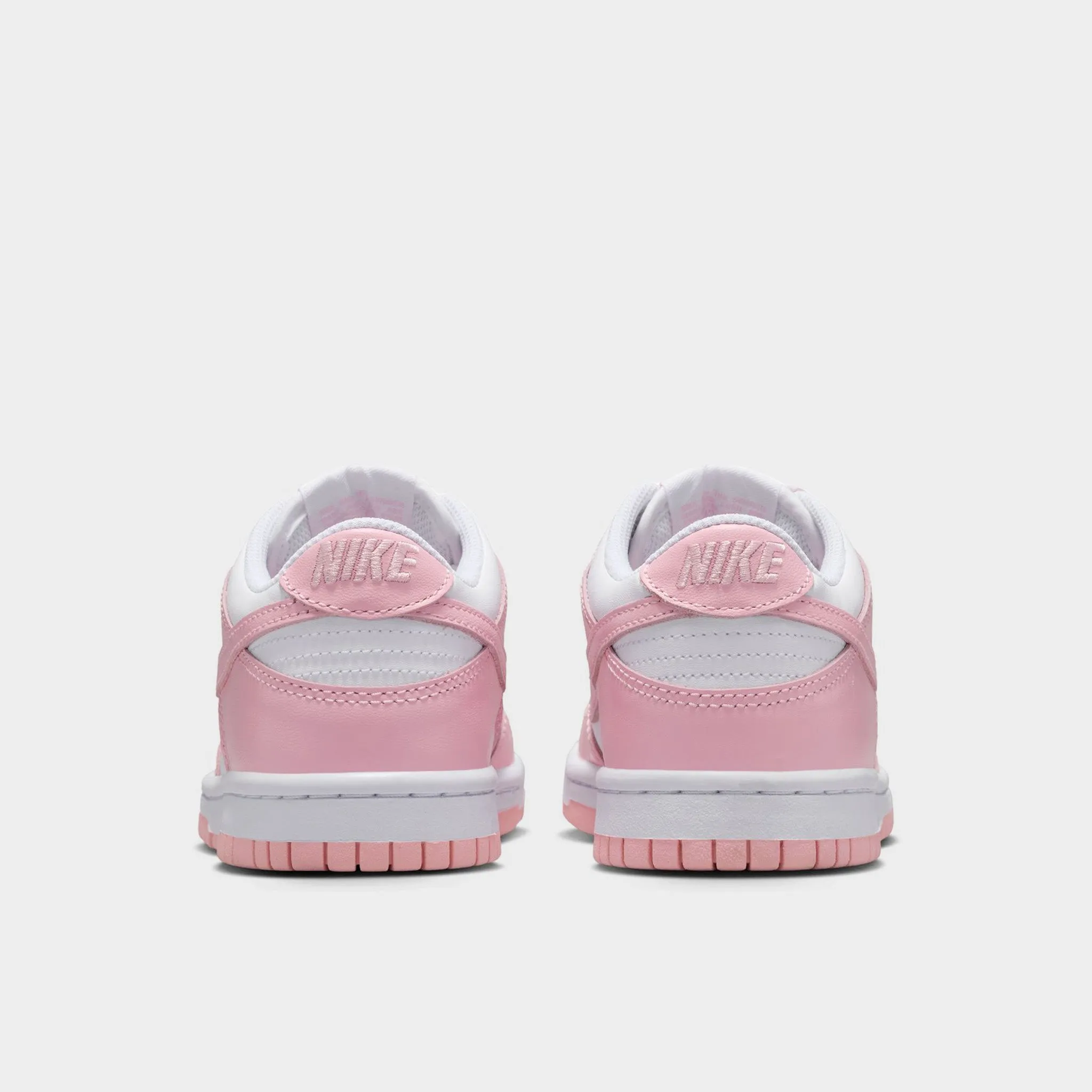 Nike Dunk Low GS White / Medium Soft Pink - White Lockdown Fit Structure Responsive Forefoot Zoom