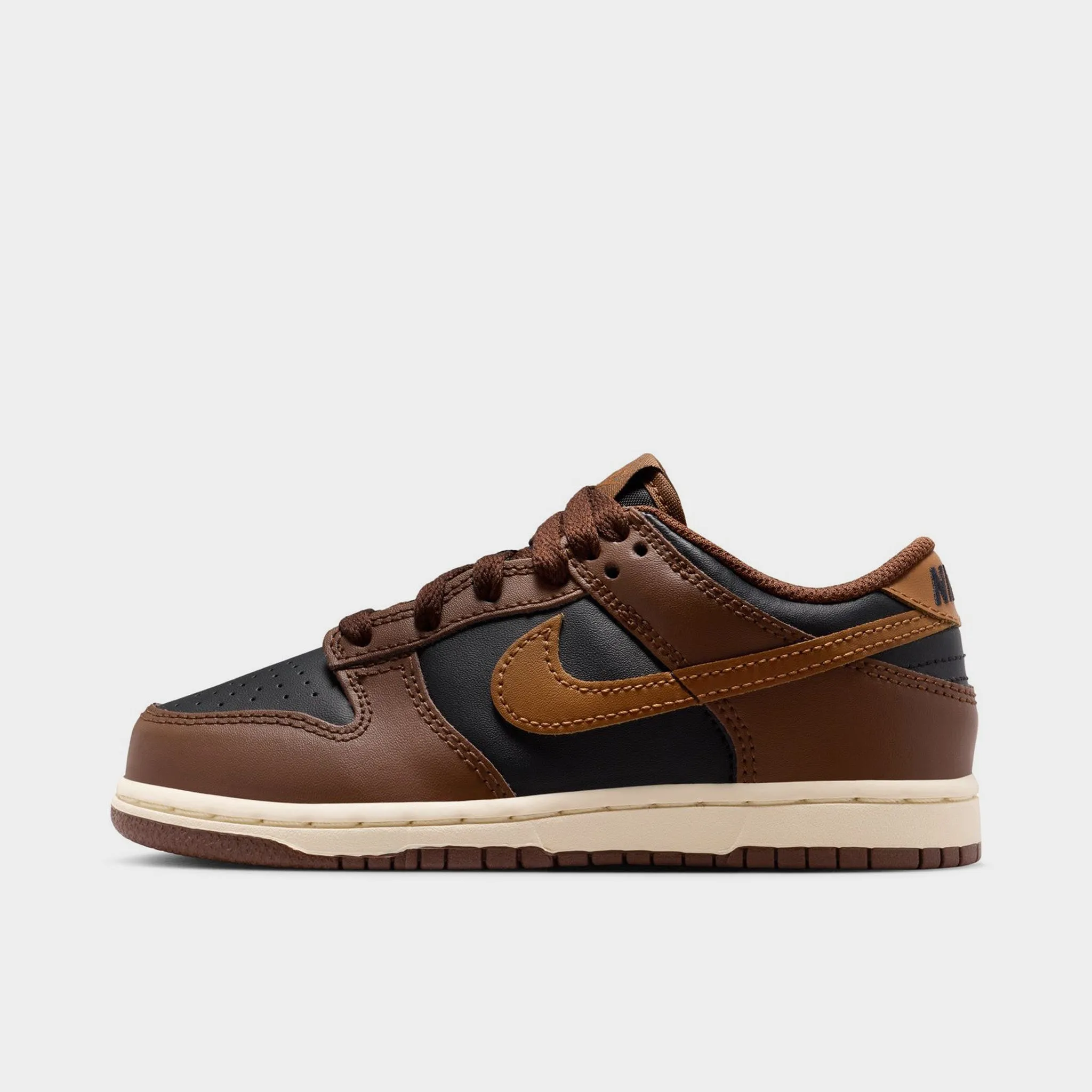 Stretchable Nike Dunk Low PS Black / British Tan - Cacao Wow