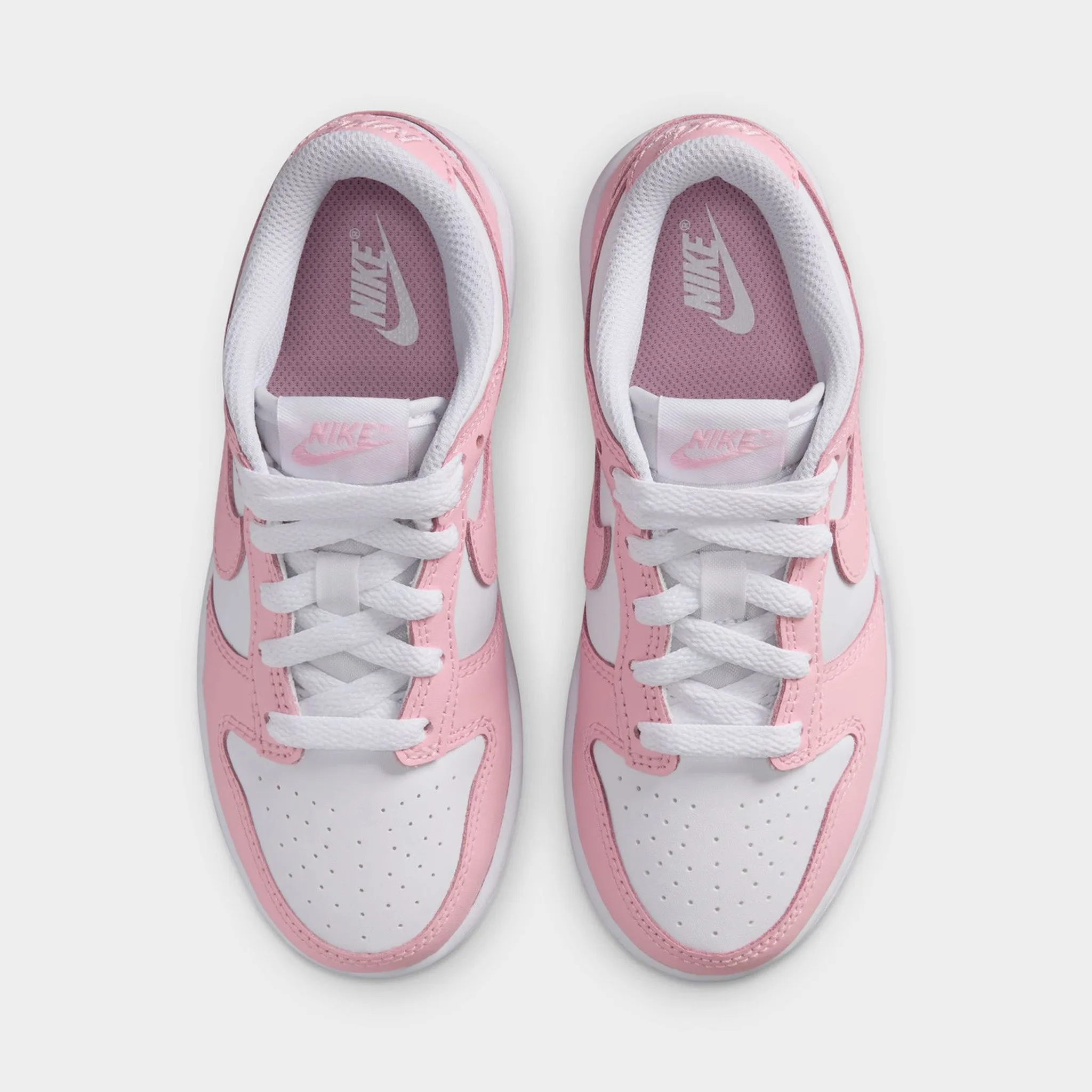 Nike Dunk Low PS White / Medium Soft Pink - White Hyperelastic Polymer Layer Sneakers Washable