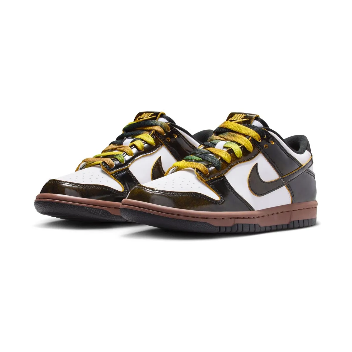 Nike Dunk Low SE 'Panda-Monium' Big Kids' Shoes Quick Step Earth Base