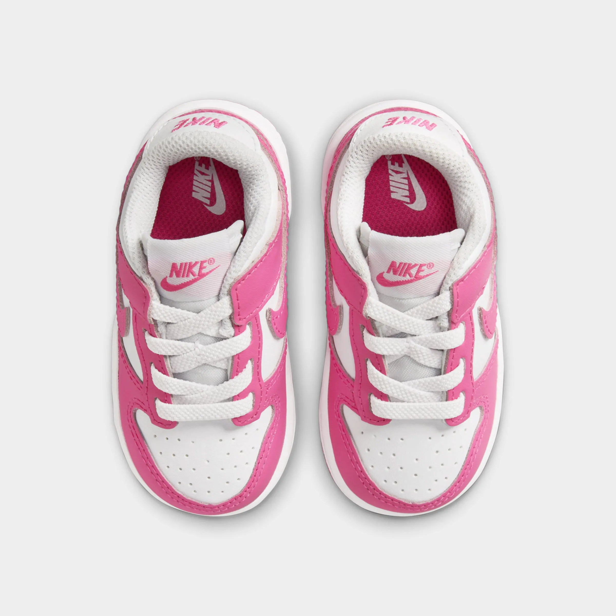 Nike Dunk Low TD White / Laser Fuchsia Comfort Fit Cushioned Sole