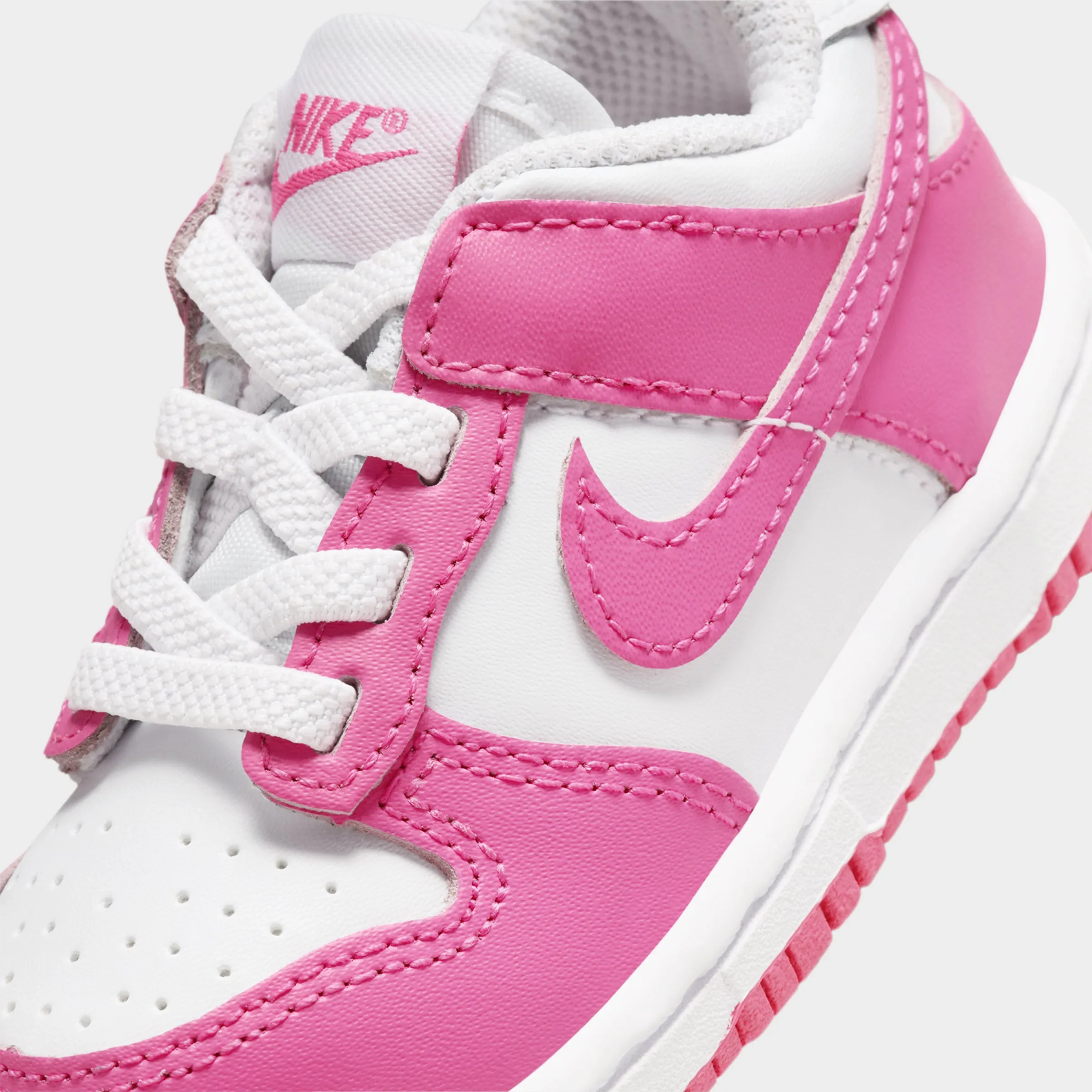 Nike Dunk Low TD White / Laser Fuchsia Low Profile Cushioning