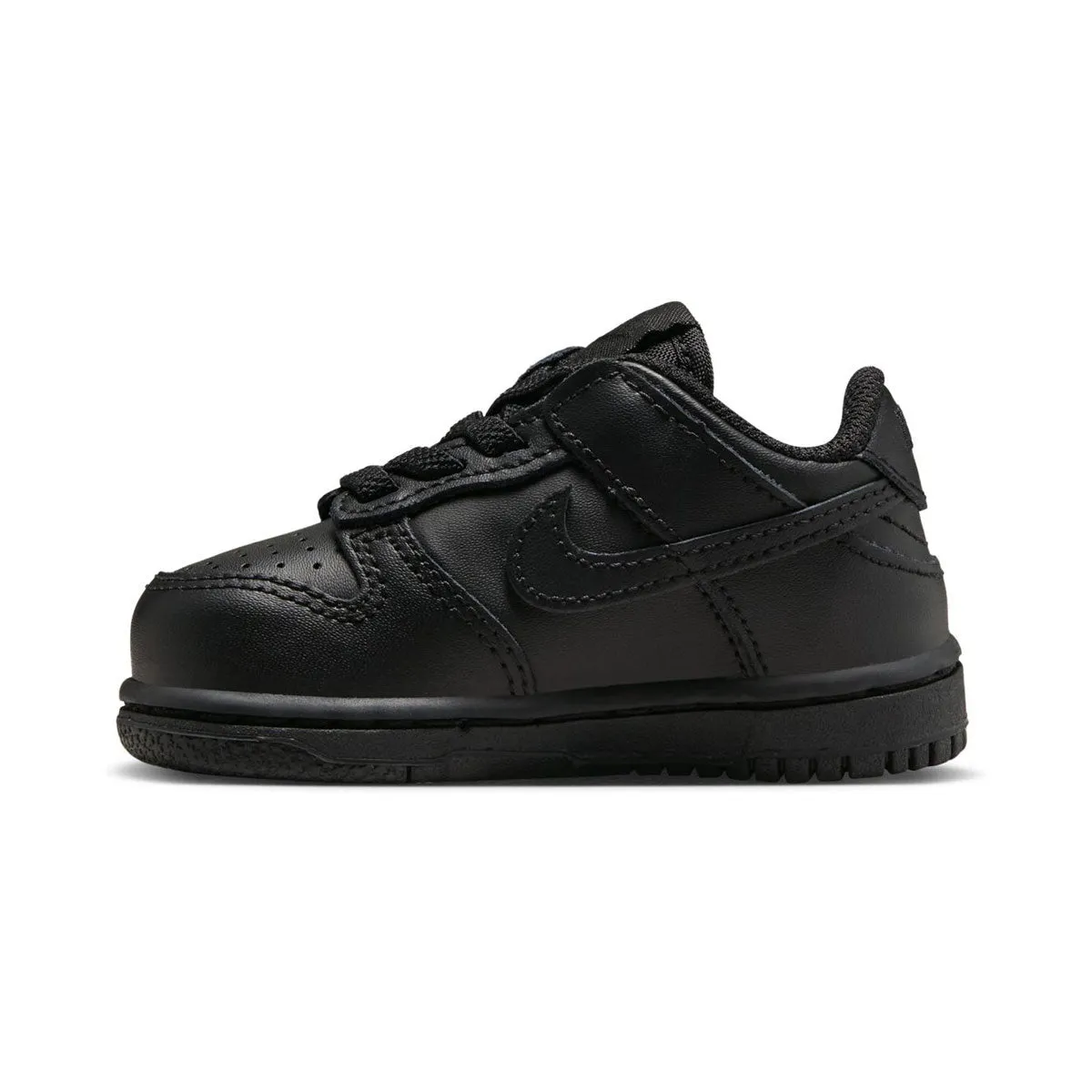 Nike Dunk Low 'Triple Black' Baby/Toddler Shoes Soft Focus Fashionable Look