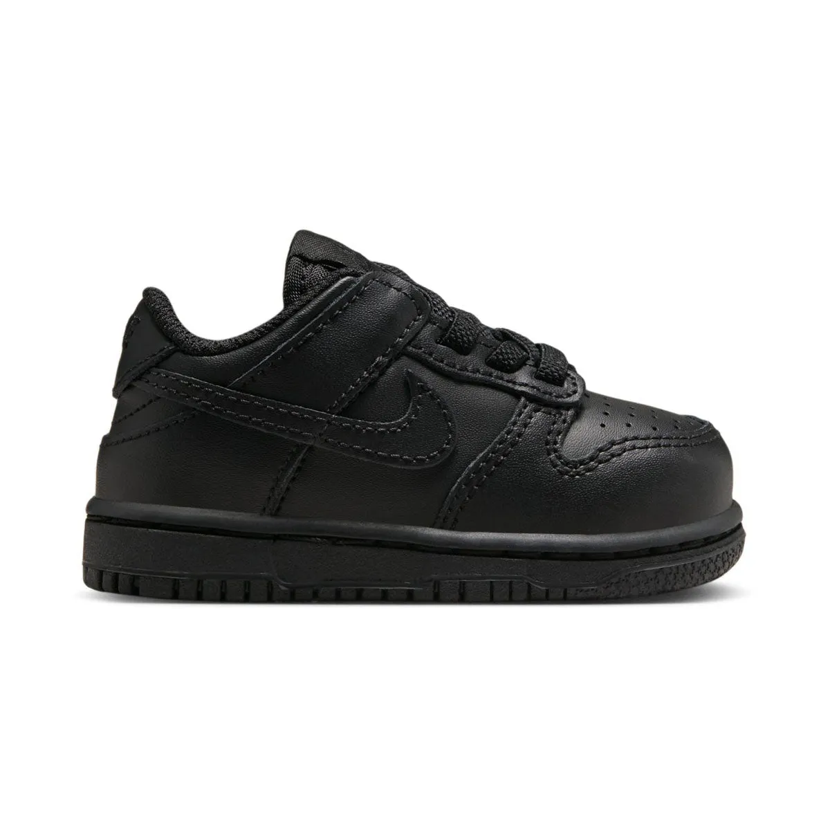 Comfortable Sole Nike Dunk Low 'Triple Black' Baby/Toddler Shoes