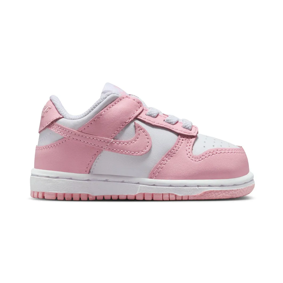 Padded Knit Nike Dunk Low 'White Medium Soft Pink' Baby/Toddler Shoes