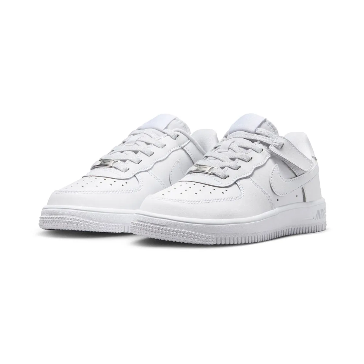 Knitted Warm Velvet Soft Nike Force 1 Low EasyOn Little Kids' Shoes