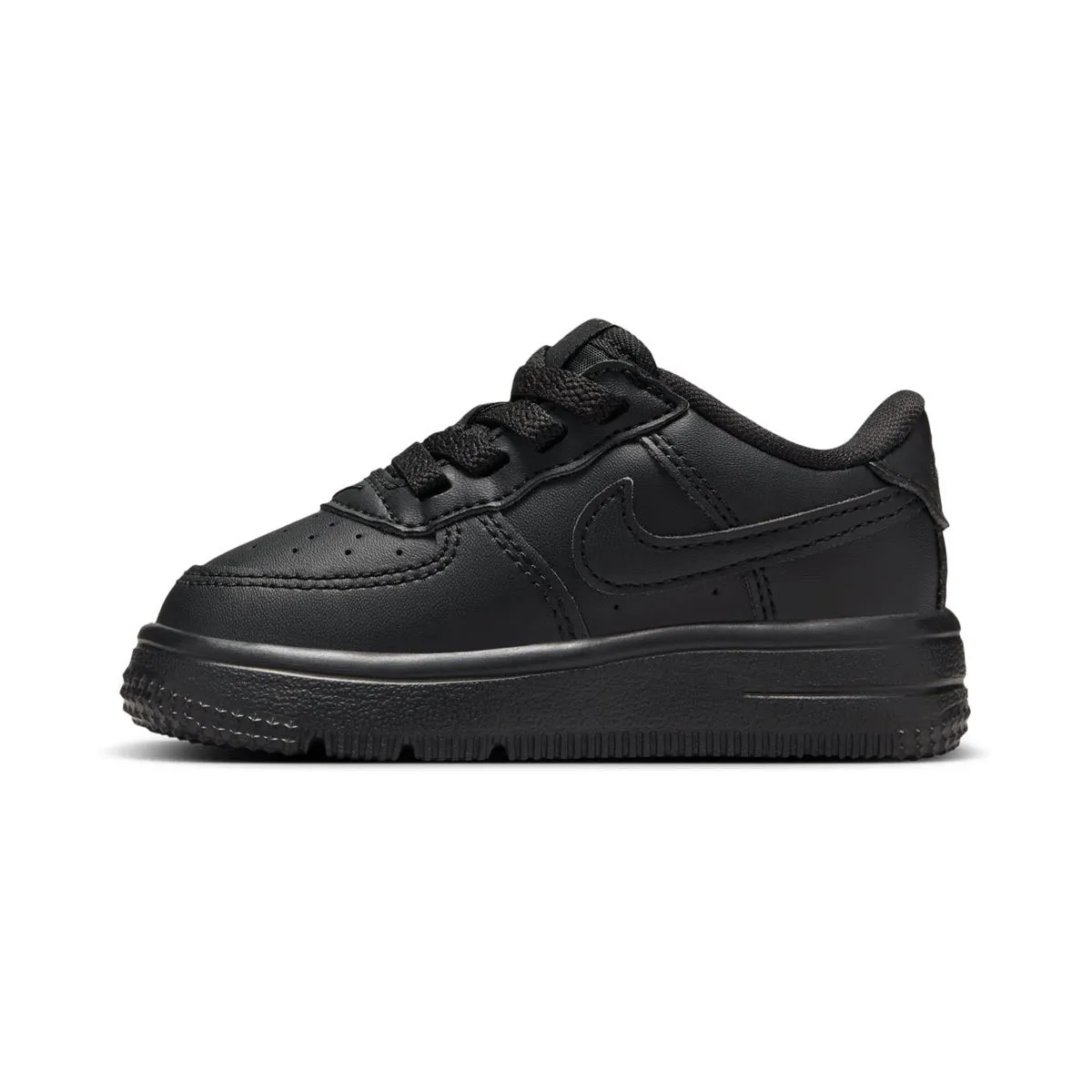 Nike Force 1 Low EasyOn 'Triple Black' Baby/Toddler Shoes Stable Steps Flat Heel