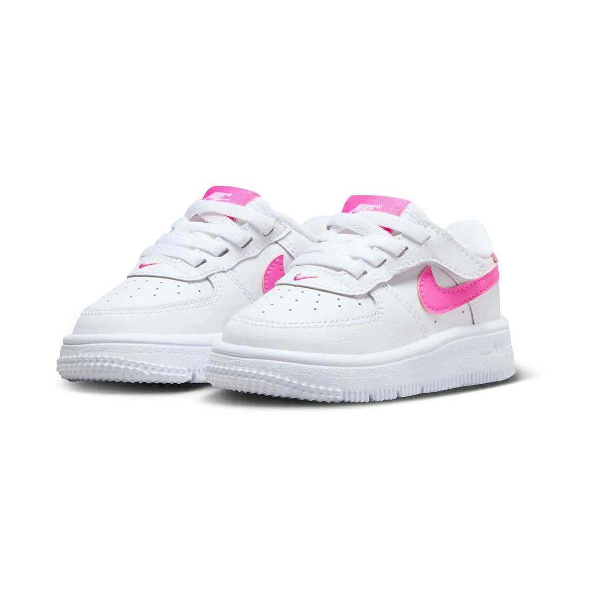 Nike Force 1 Low EasyOn 'White Laser Fuchsia' Baby/Toddler Shoes Posture aid Game Ready