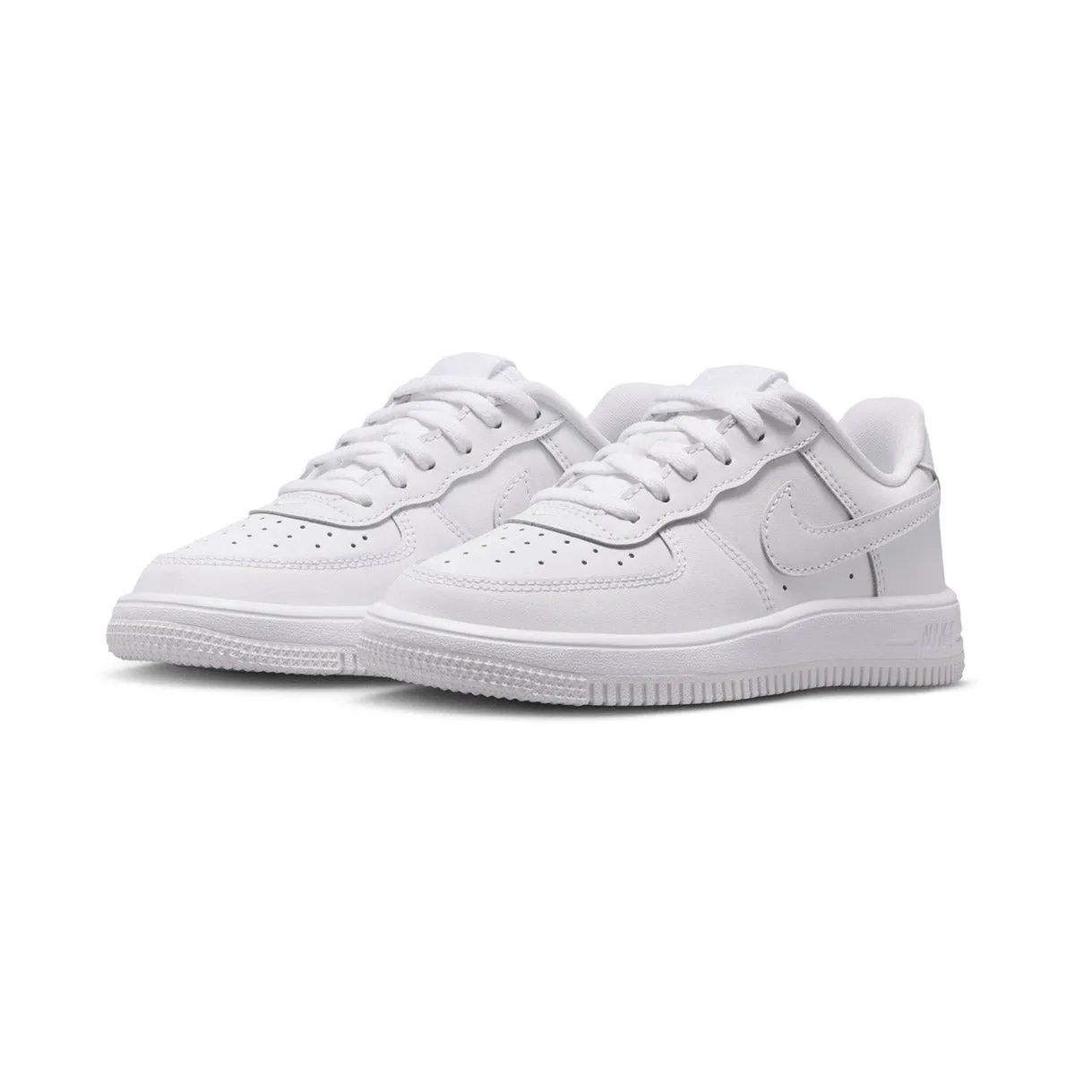 Calm Tone Cool Texture Nike Force 1 Low 'White' Little Kids' Shoes