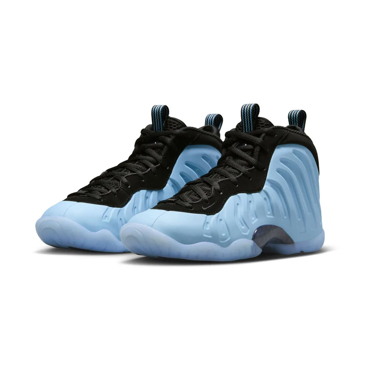 Reinforced toe Nike Little Posite One 'Psychic Blue' Big Kids' Shoes