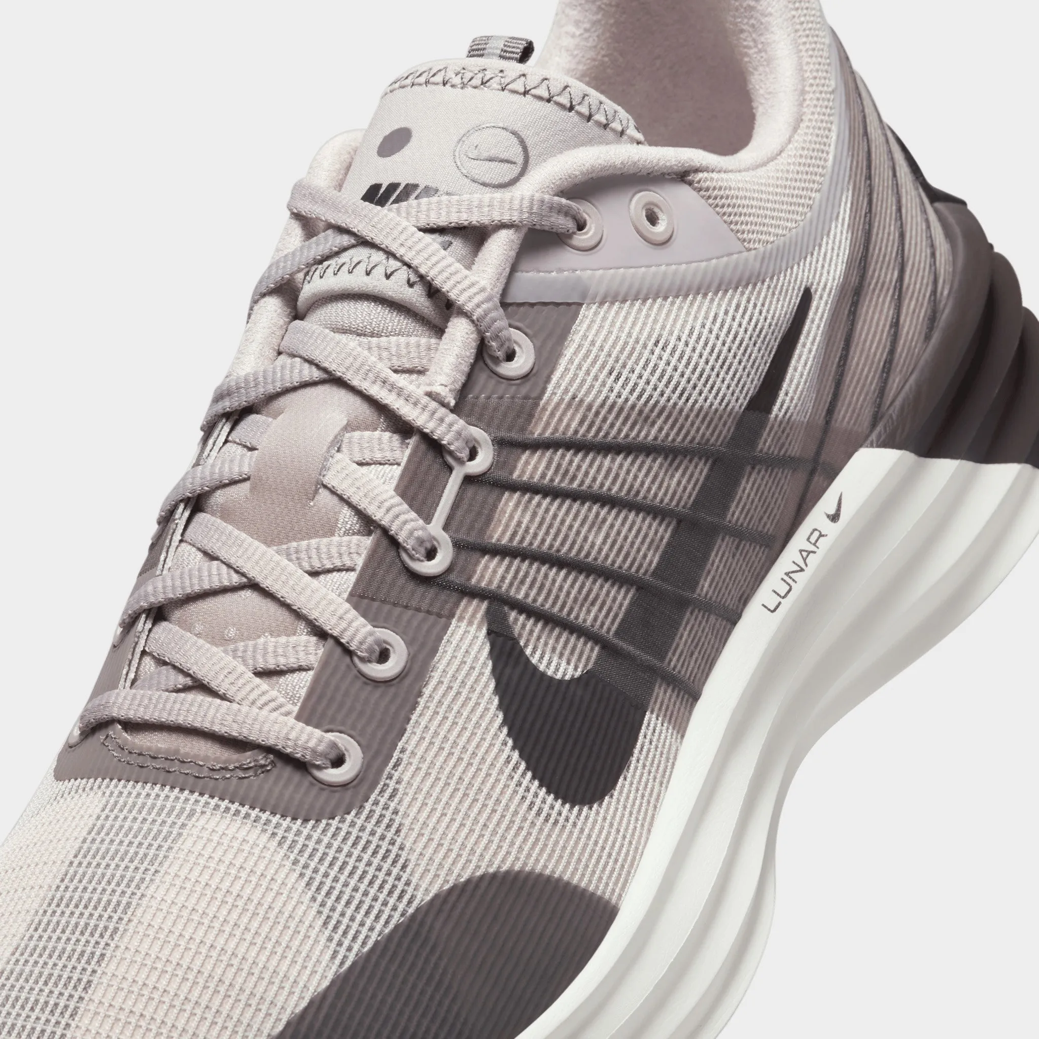 daily runner shoes motion control shoes Nike Lunar Roam College Grey / Black - Light Orewood Brown