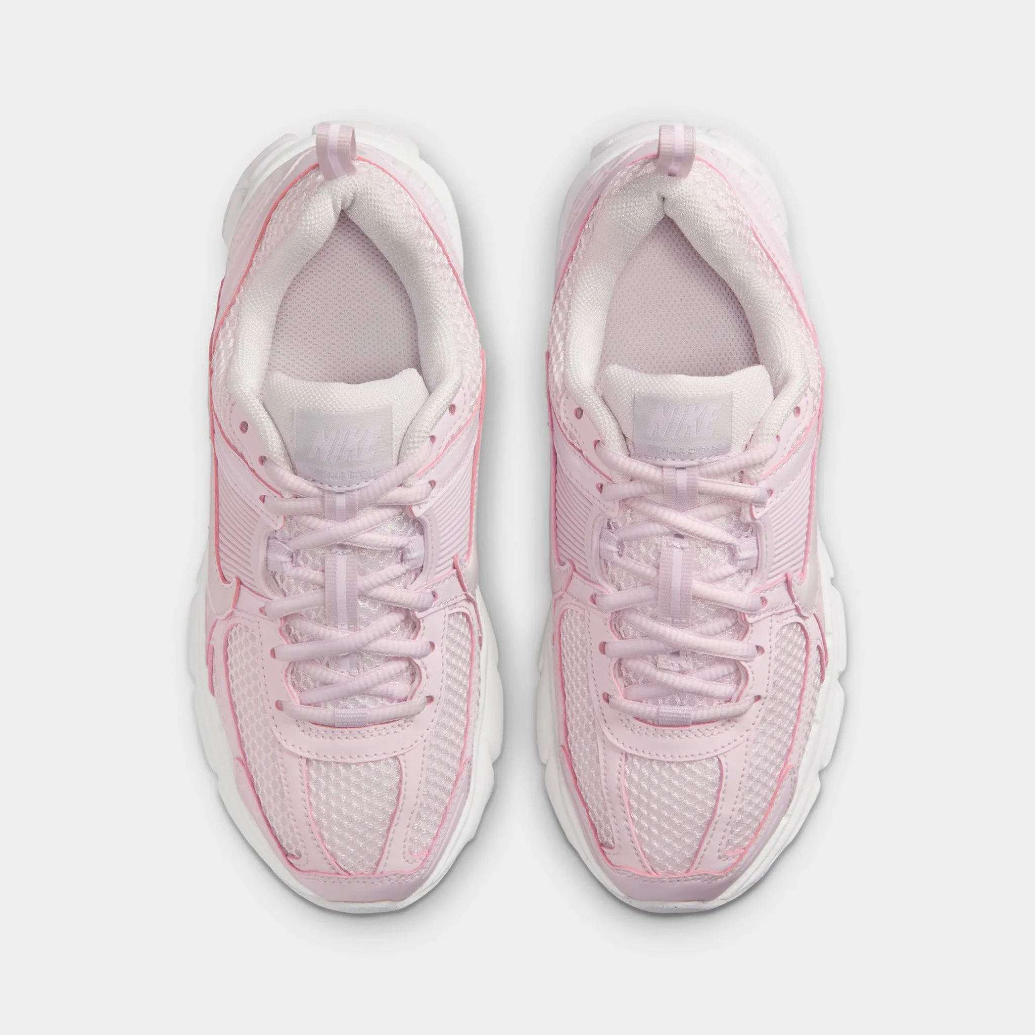 Nike Vomero 5 GS Pearl Pink / Vast Grey - Bleached Lilac running in a wellness retreat shoes