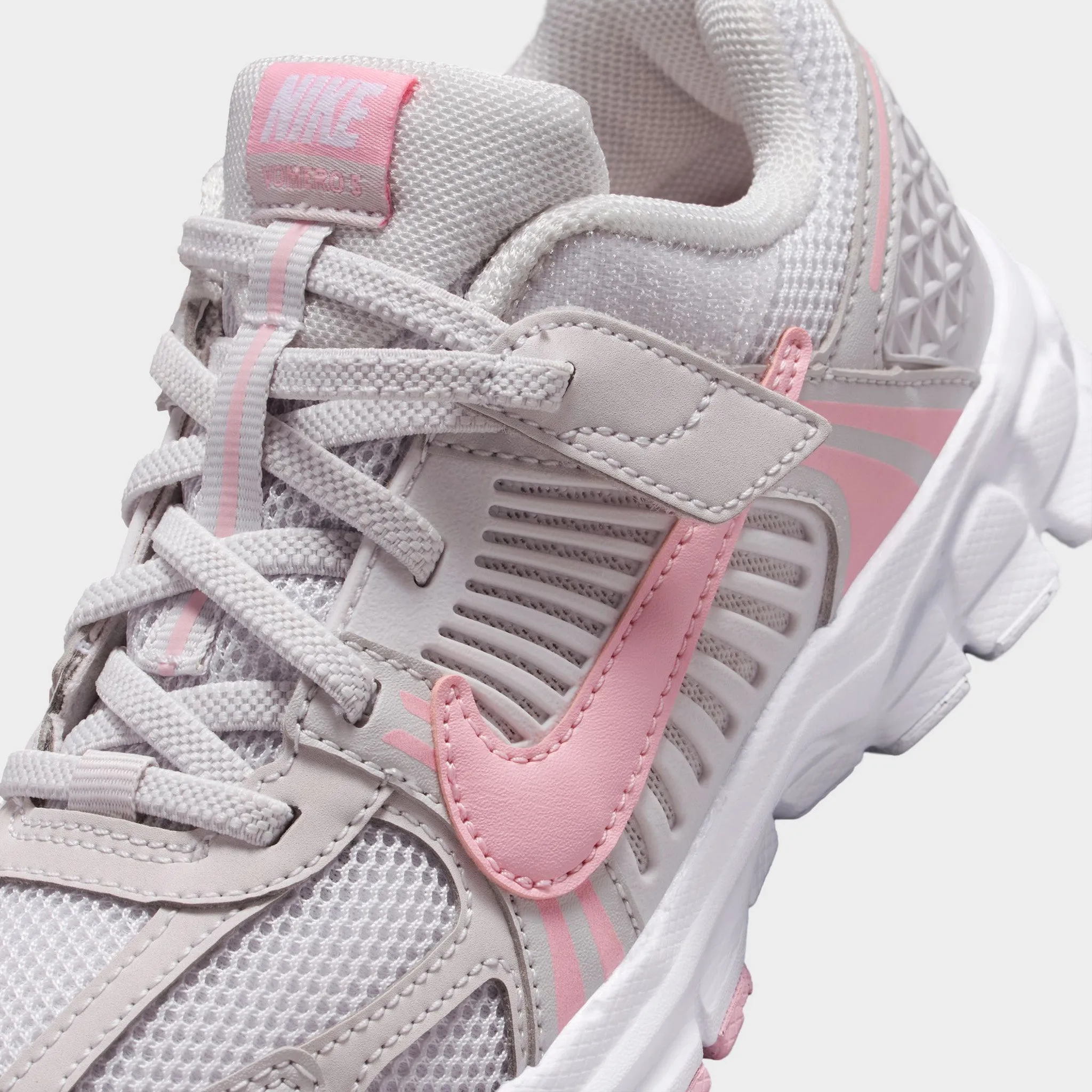 Nike Vomero 5 PS Vast Grey / Medium Soft Pink - White Step Rhythm running for speed shoes
