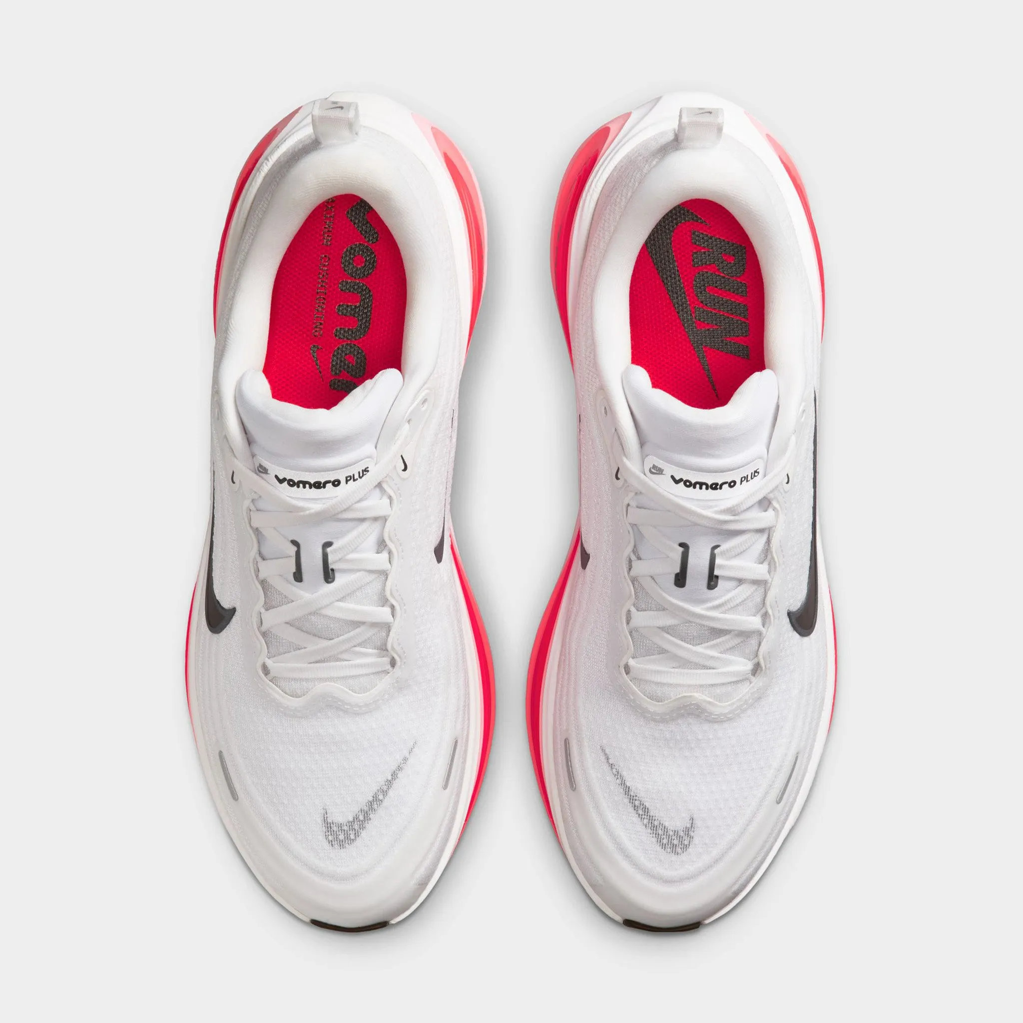 generic shoes Nike Vomero Plus White / Black - Bright Crimson