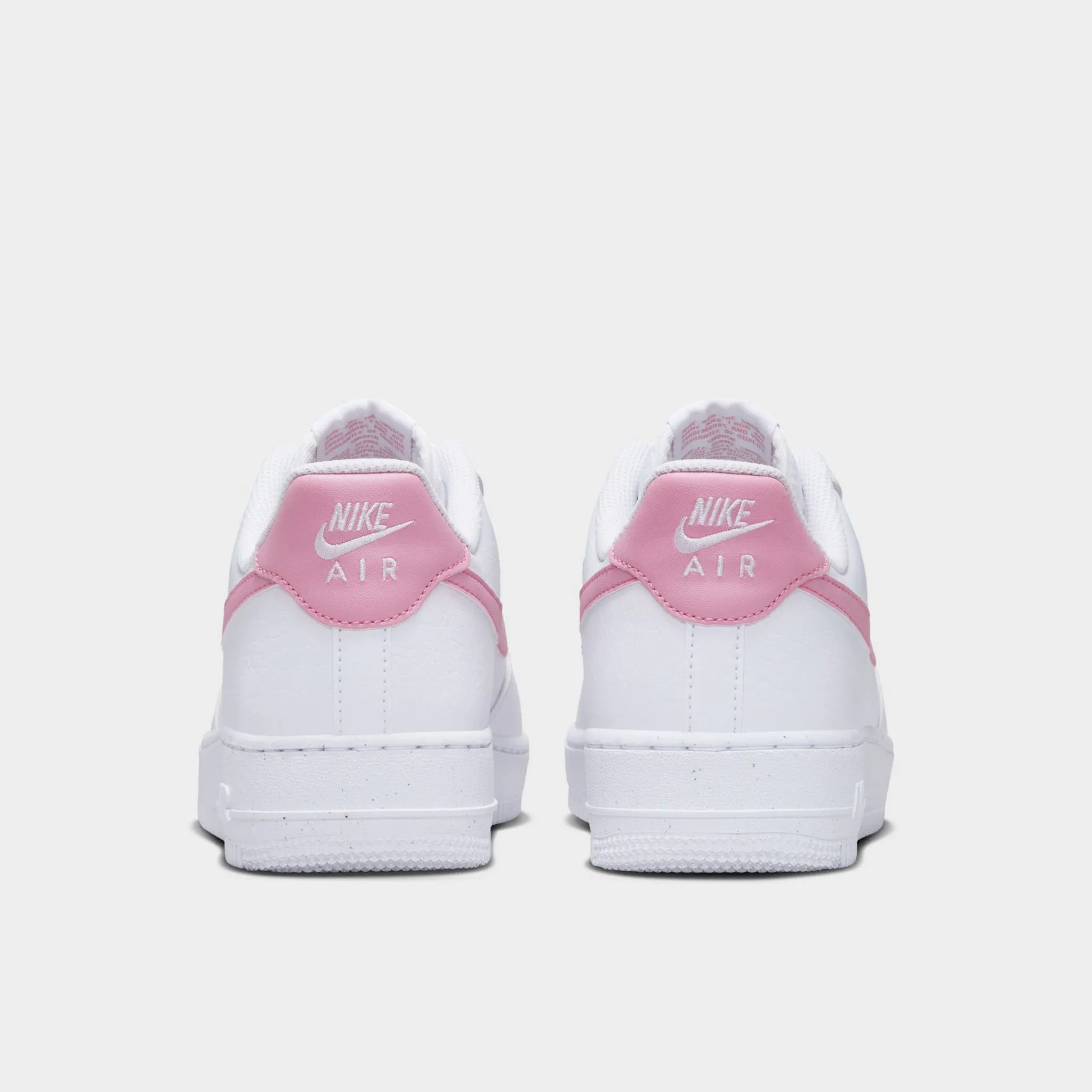 Comfortable Fit For All Impact Resistant Midsole Nike Women's Air Force 1 '07 Next Nature White / Elemental Pink