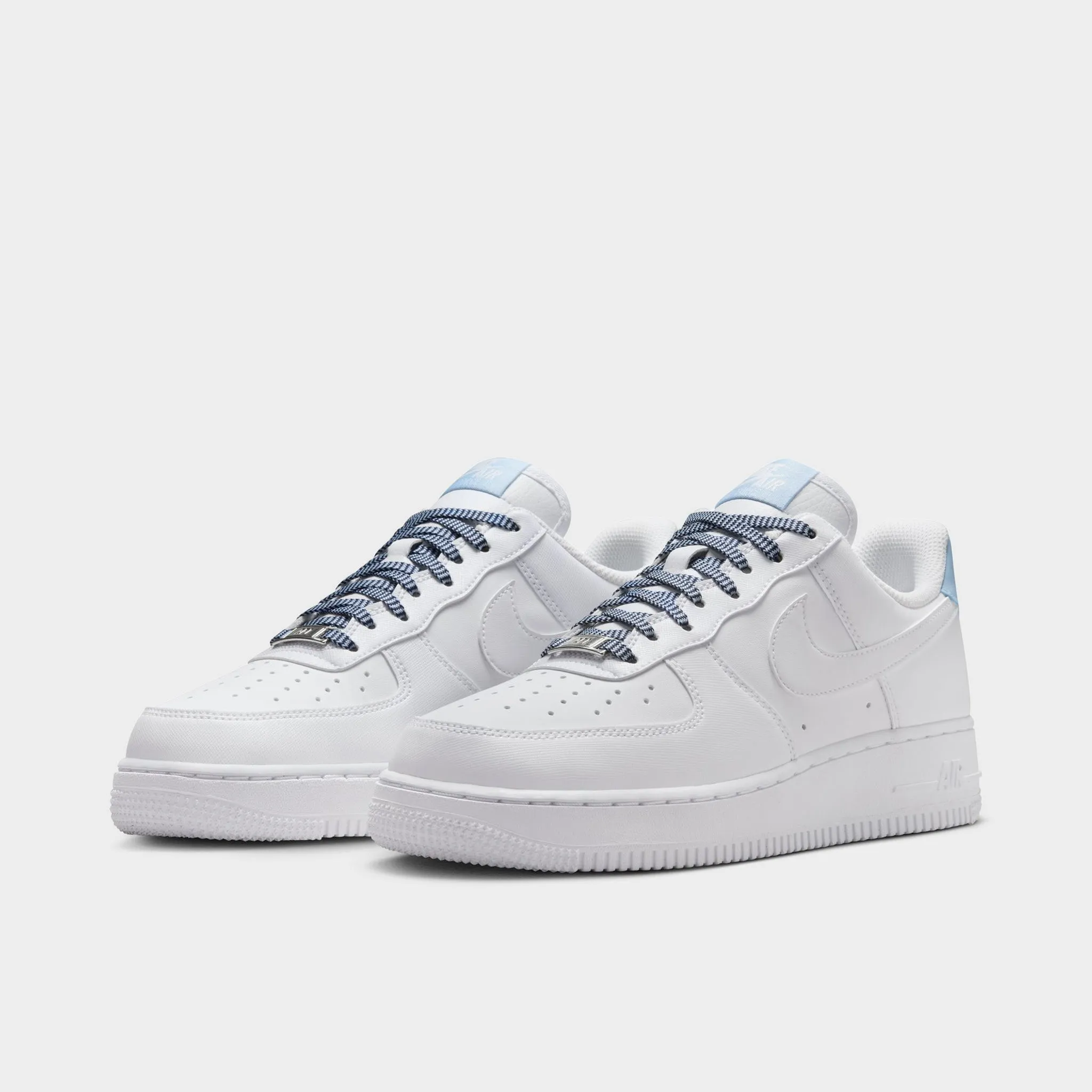 Nike Women's Air Force 1 '07 Next Nature White / Light Armory Blue Sharp Response