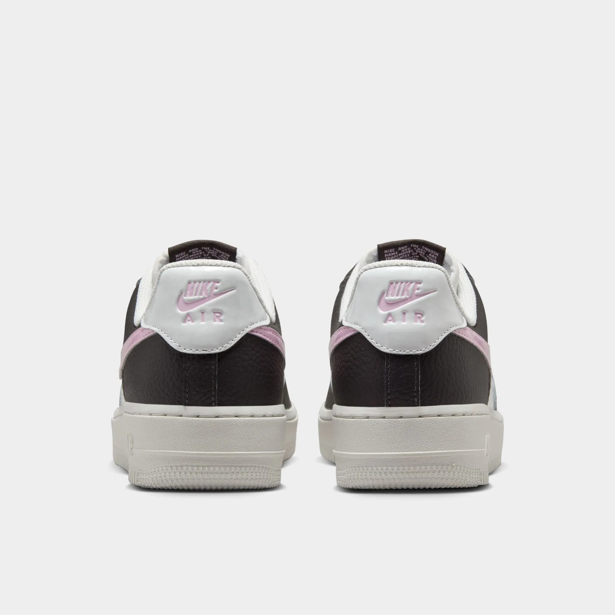 Nike Women's Air Force 1 '07 Summit White / Pink Foam - Medium Ash Reinforced Soles Court Grip