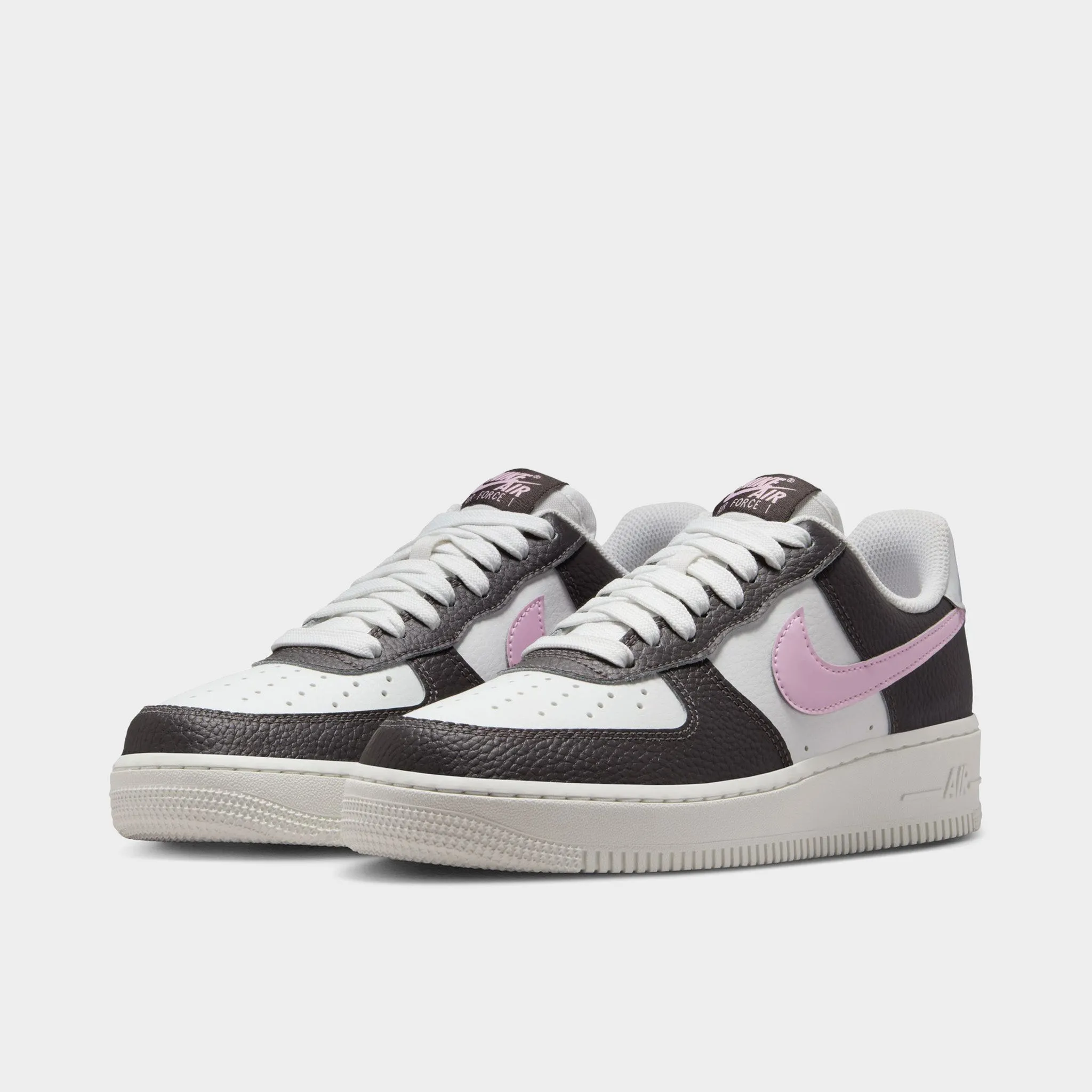 Nike Women's Air Force 1 '07 Summit White / Pink Foam - Medium Ash Performance Built Sole Adjustable