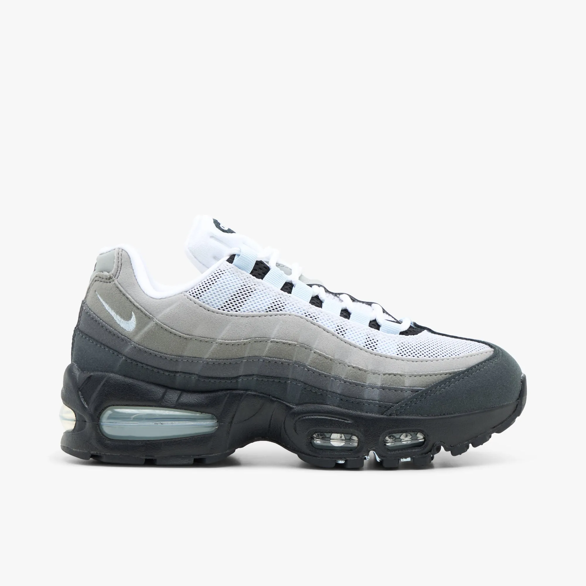 Breathable Shoes Nike Women's Air Max 95 OG Black / Blue Tint - White