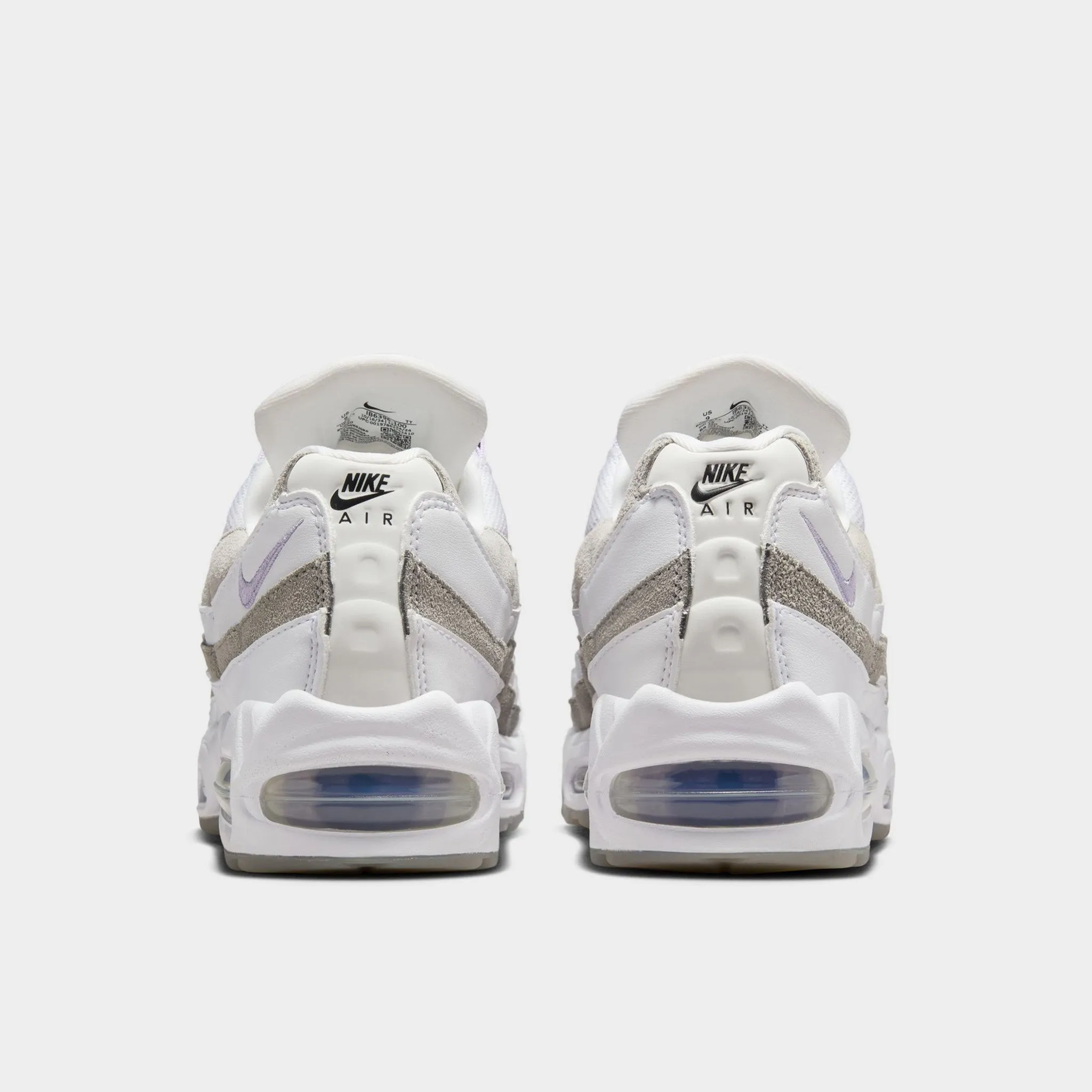 High - end Nike Women's Air Max 95 White / Hydrangeas - Light Graphite