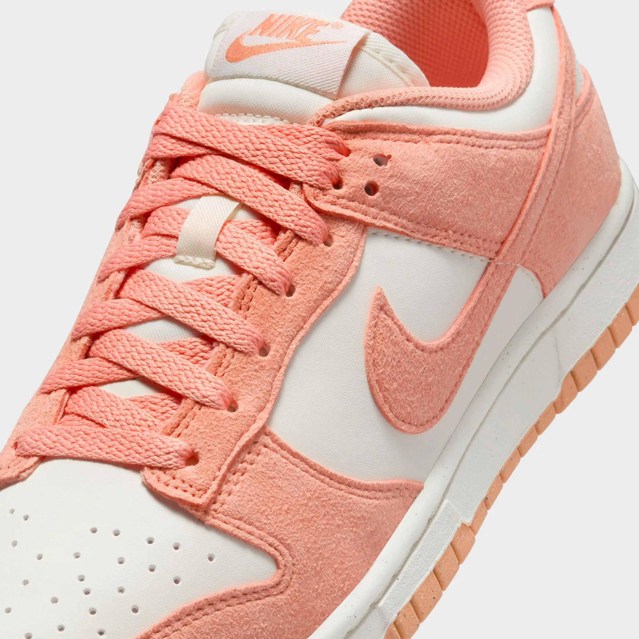 Nike Women's Dunk Low Soft Pearl / Apricot Agate - White Sneaker Customization Impact Absorption Cushioning