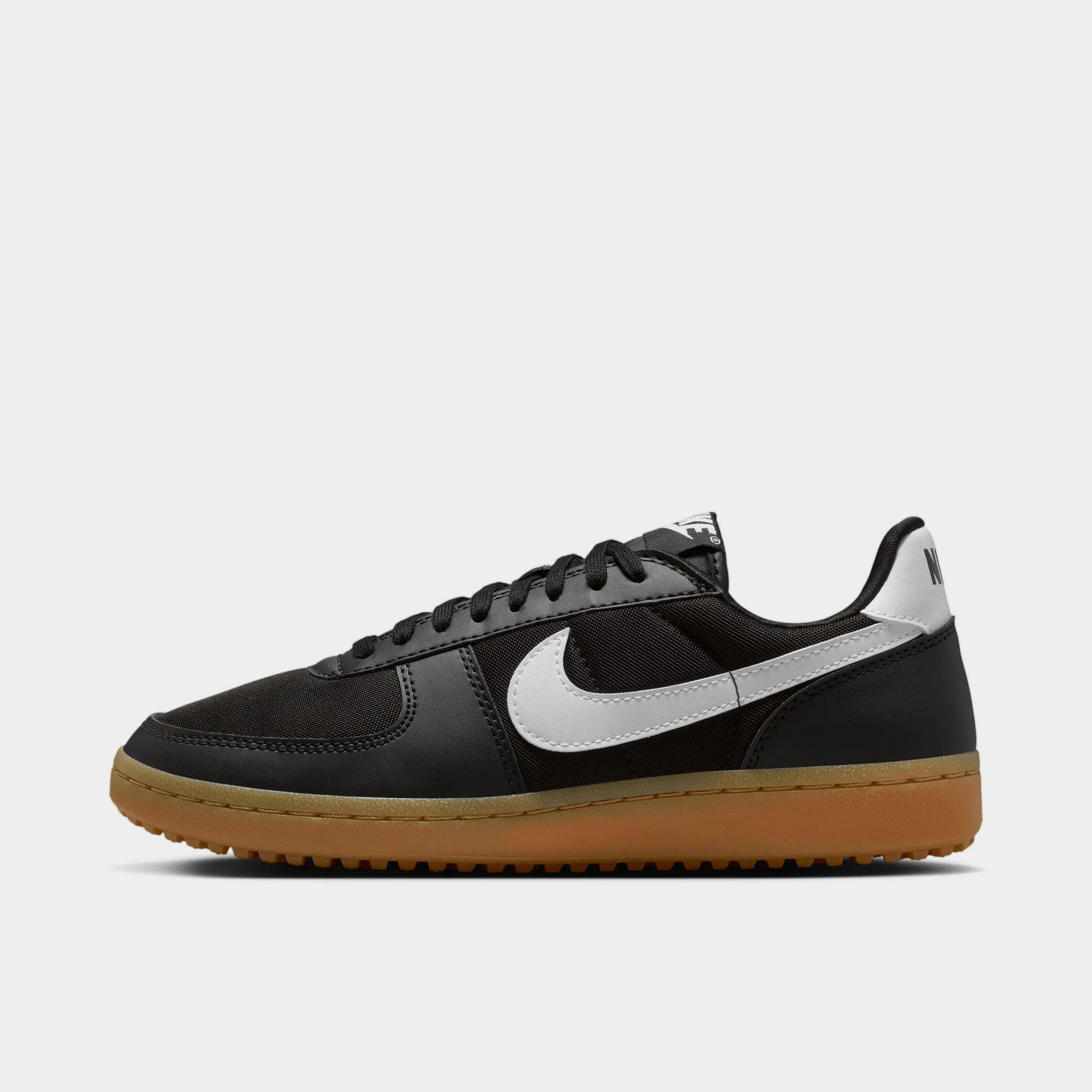 Nike Women's Field General Black / White - Gum Light Brown Track and field monochrome - design shoes
