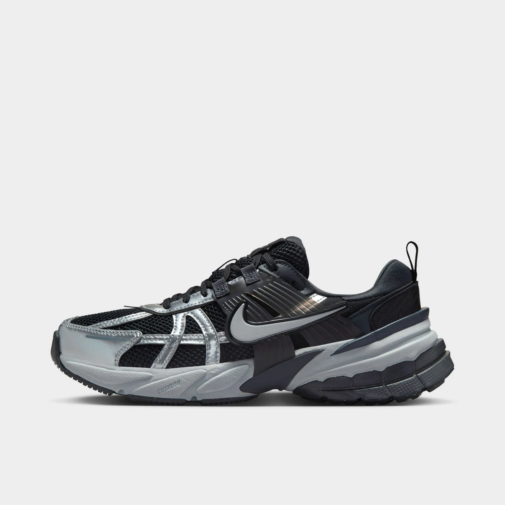Nike Women's V2K Run Black / Metallic Silver - Anthracite reduce fatigue