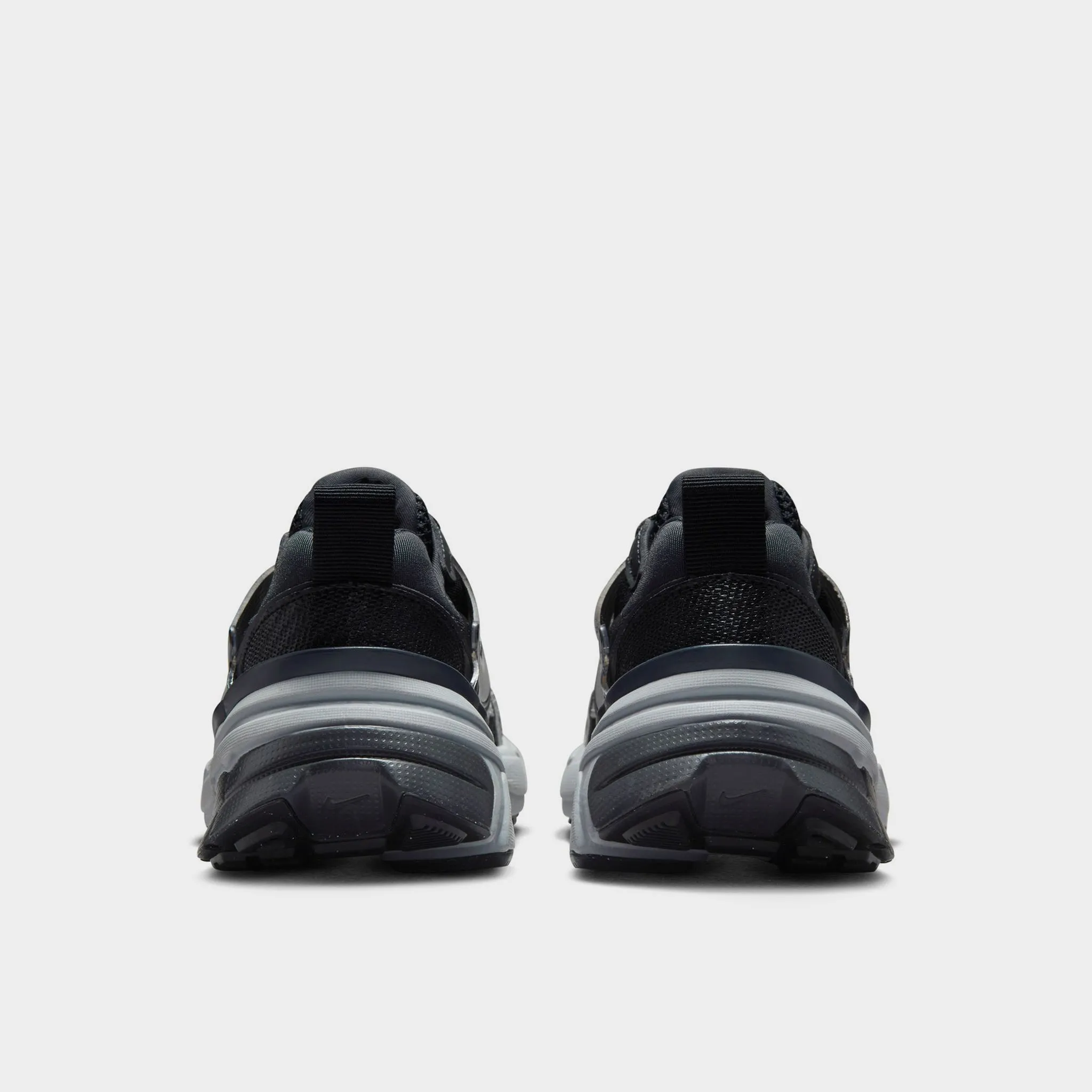 Nike Women's V2K Run Black / Metallic Silver - Anthracite bright - colors shoes running with a gum rubber outsole