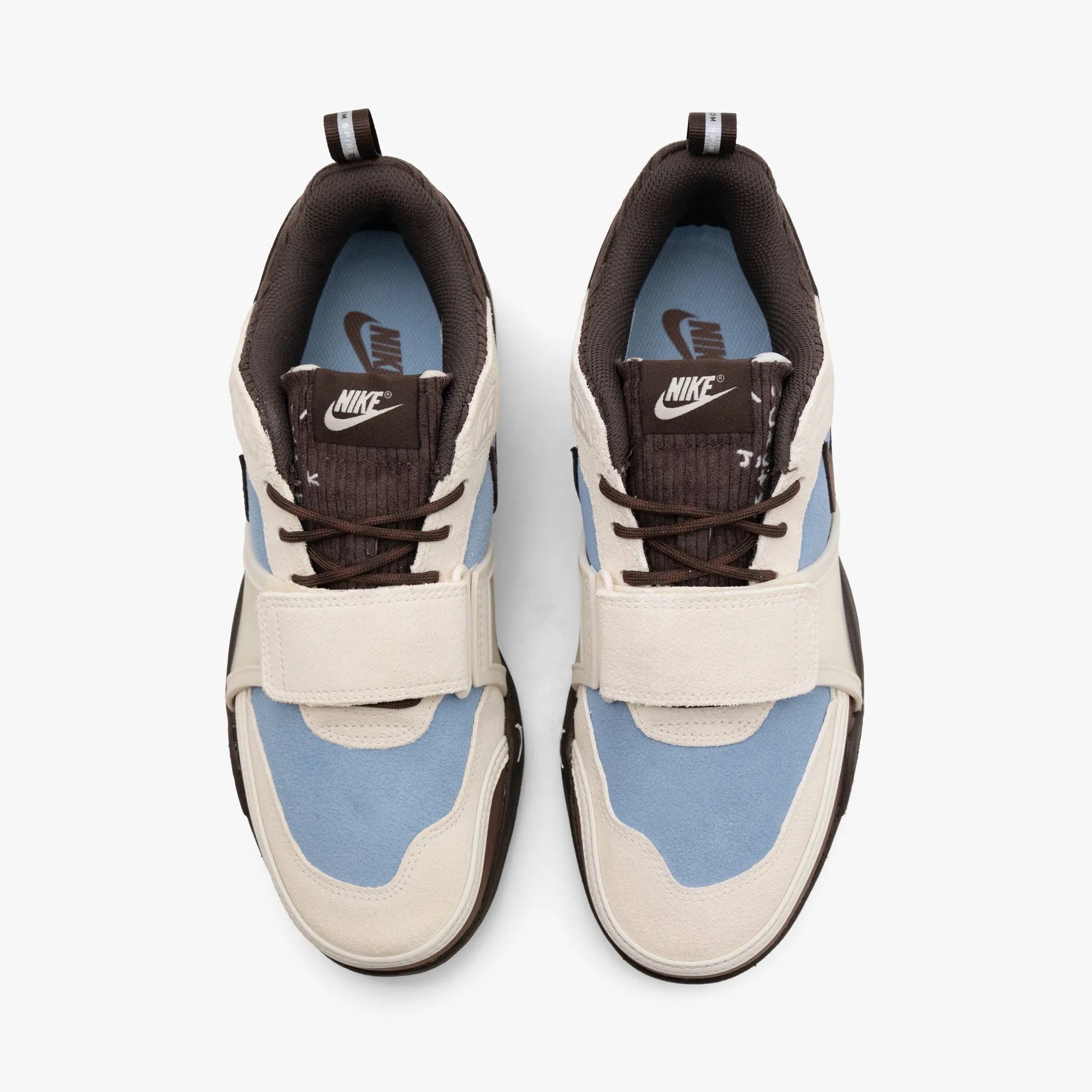 Nike x Travis Scott Zoom Field Jaxx Leche Blue / Baroque Brown - Ivory Anti   Bacterial