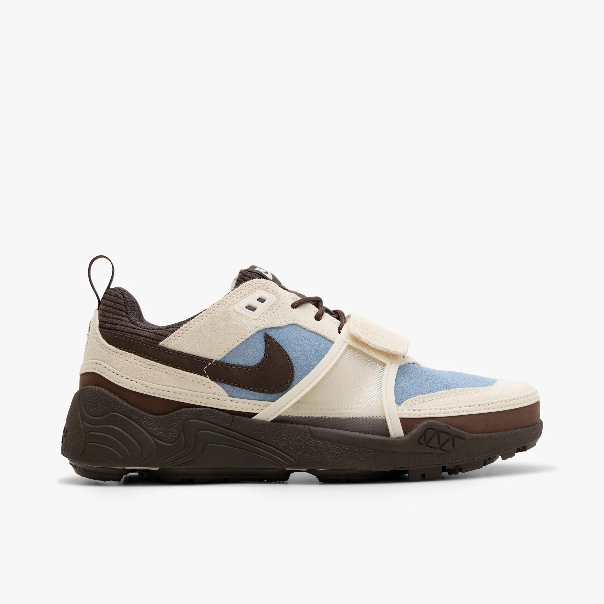 Light duty Petal Hike Nike x Travis Scott Zoom Field Jaxx Leche Blue / Baroque Brown - Ivory