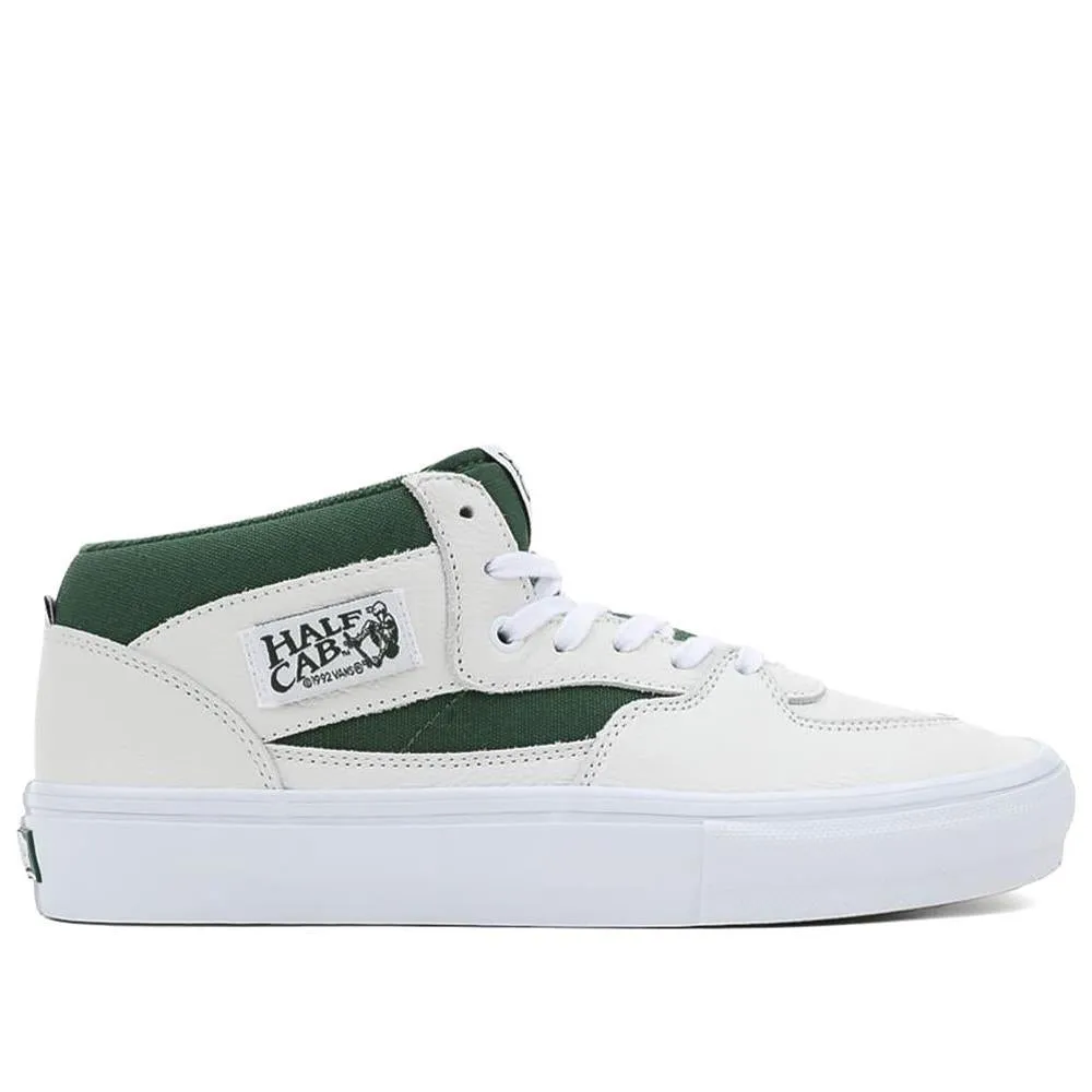 Vans Skate Half Cab - White/Green Comfortable fit