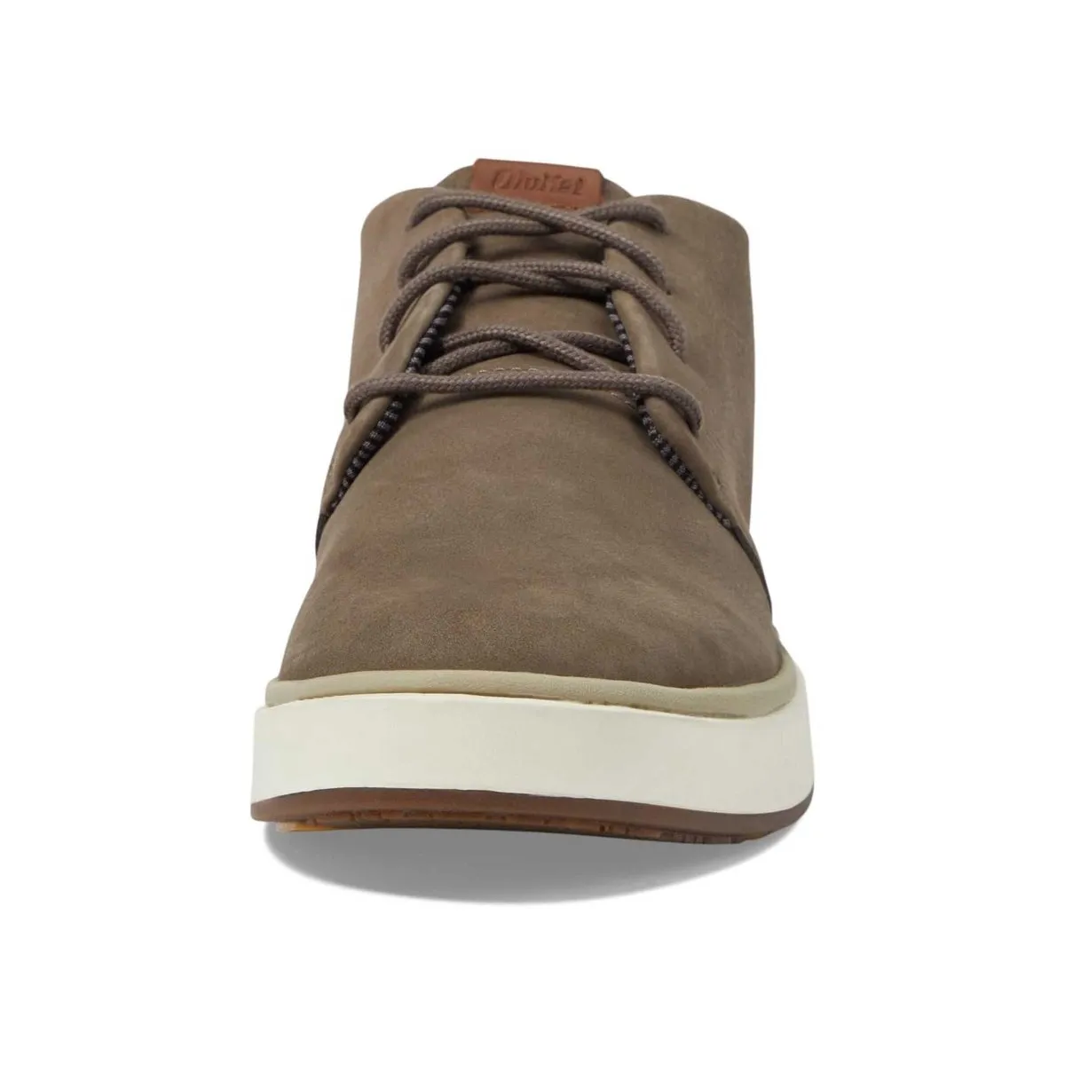 Olukai Men's Papaku 'Ili Mustang Nubuck Shock   Absorbing Midsole