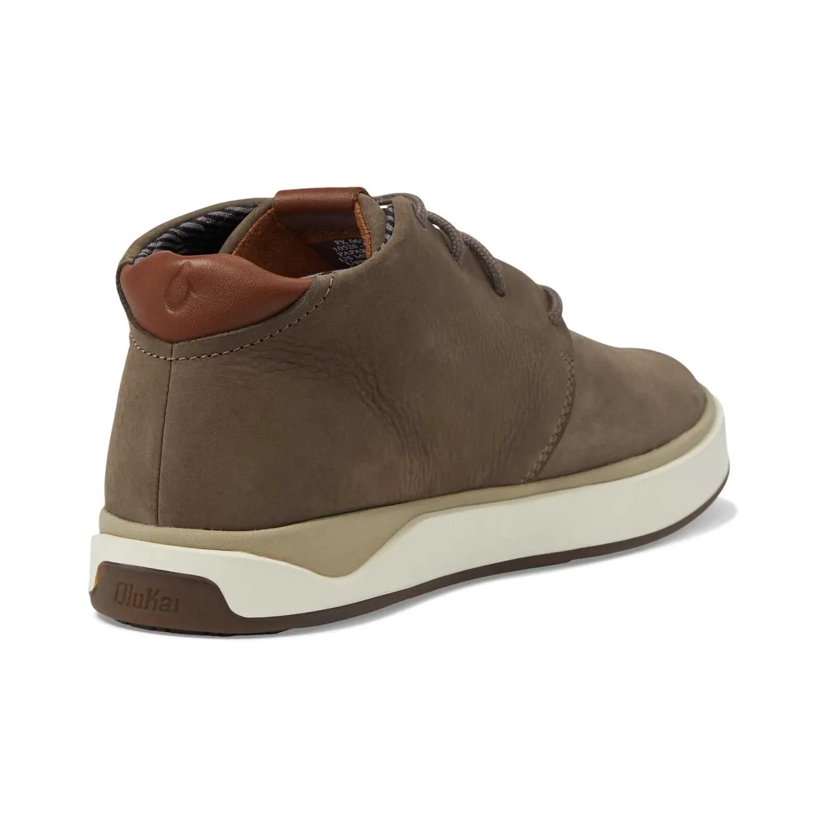 Practical Choice LaceUp Olukai Men's Papaku 'Ili Mustang Nubuck