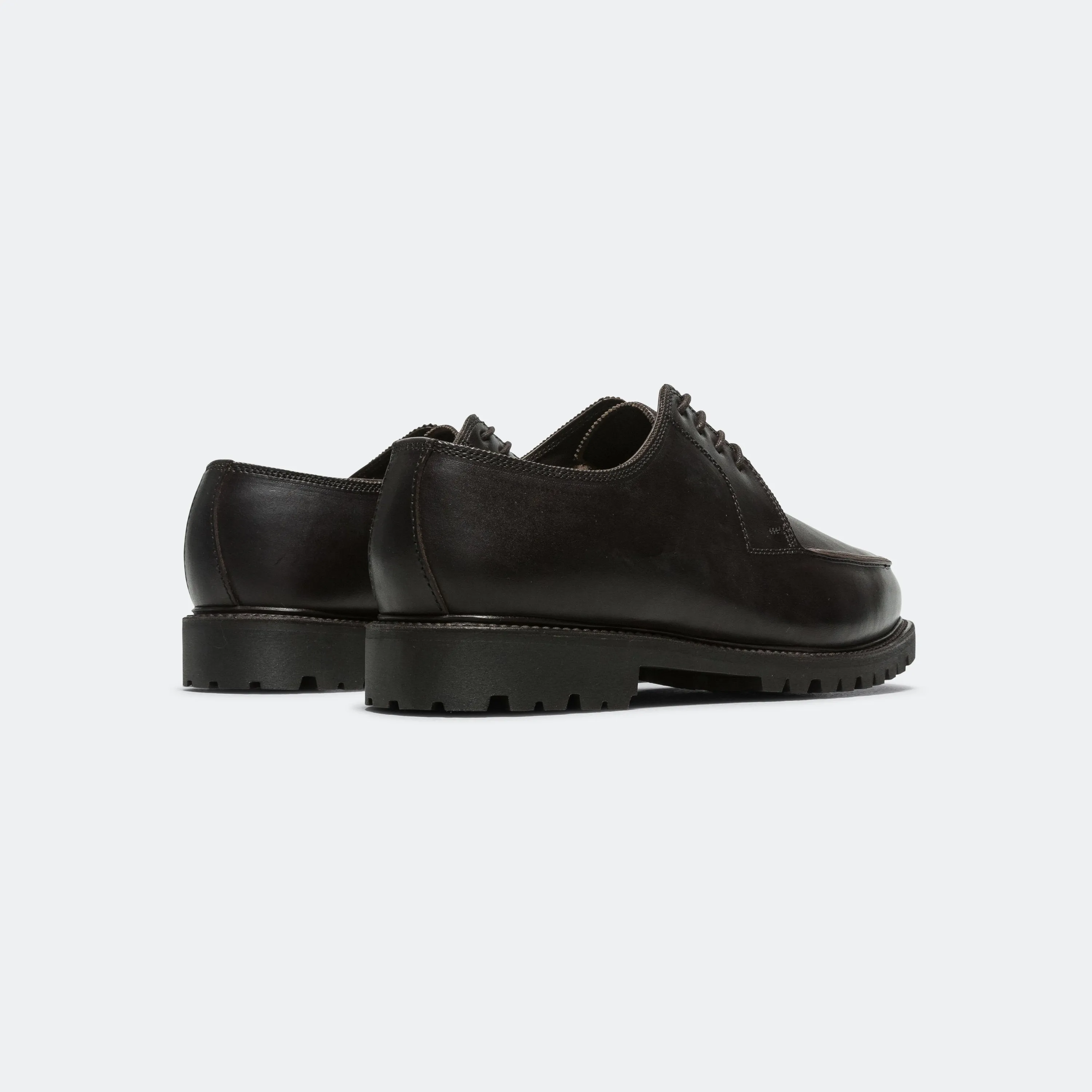 Lace Up Shoes - Mocca Leather Outdoor Fun