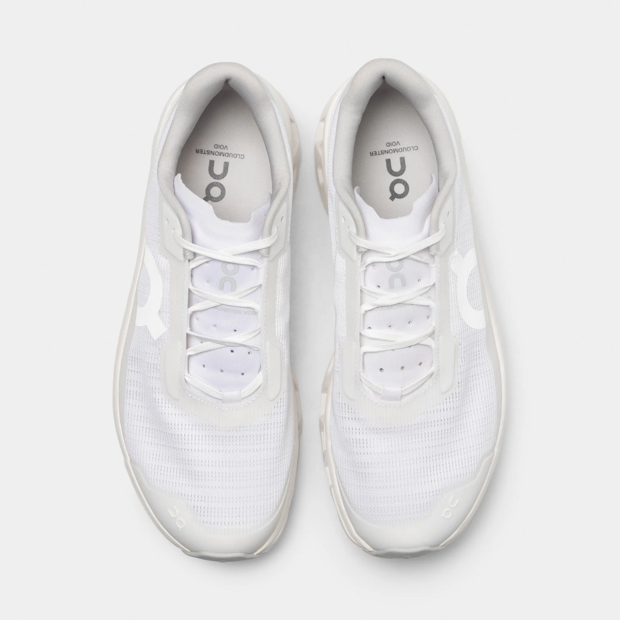 On Cloudmonster Void White / White synthetic - upper - feature shoes Good Traction