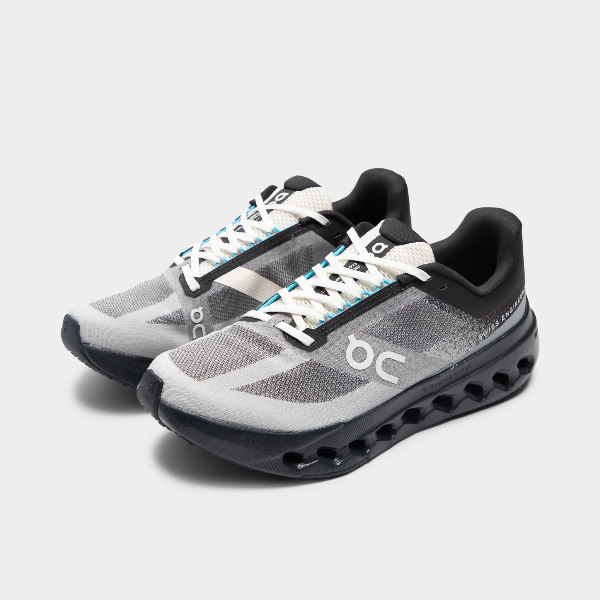 group running off - the - shelf shoes On Cloudsurfer Black / Beige