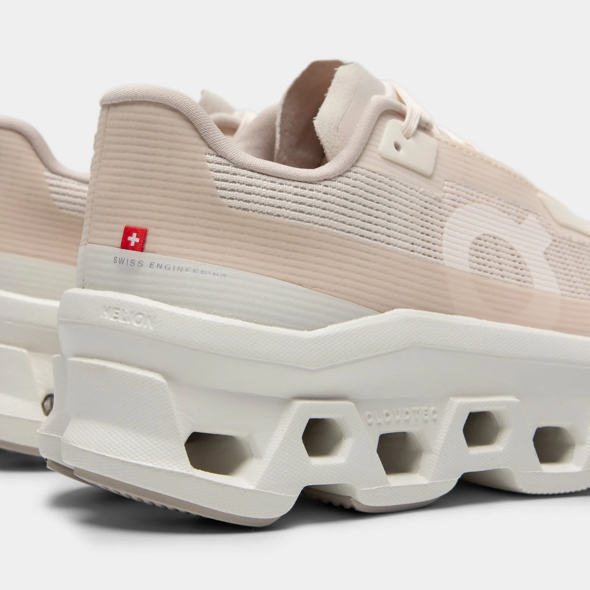On Women's Cloudmonster Void Dew / Ivory Relay race running strength training