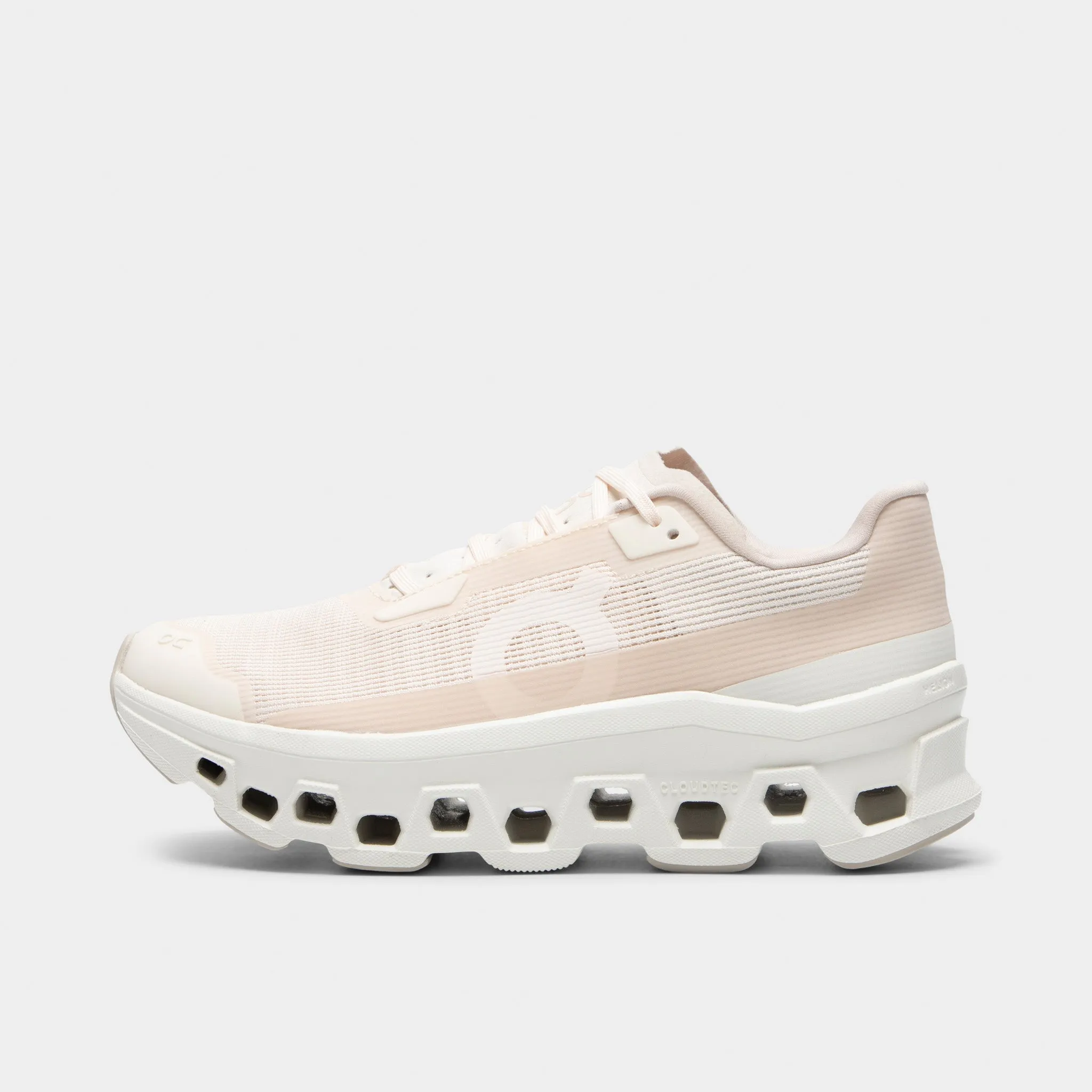 On Women's Cloudmonster Void Dew / Ivory running for coordination shoes