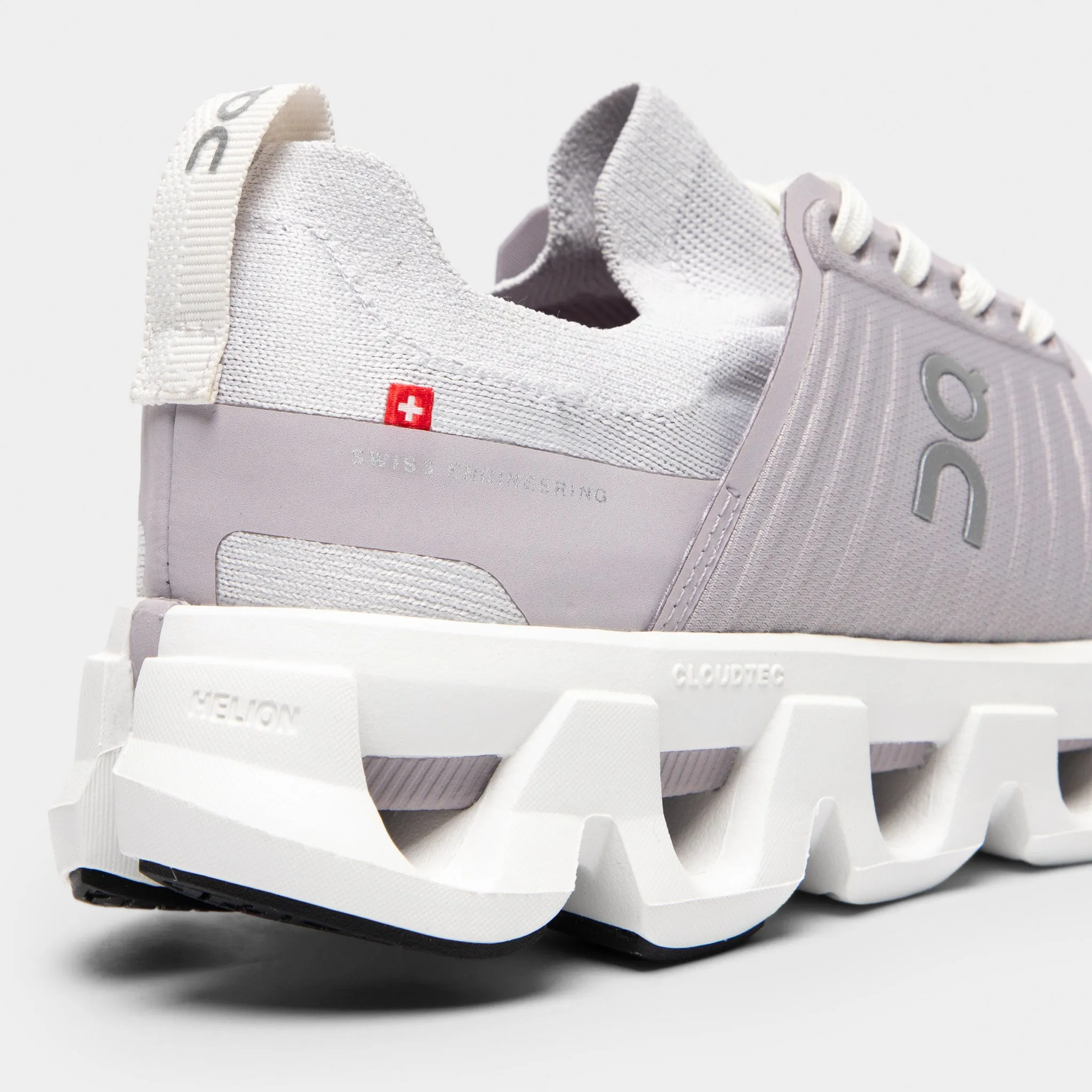 On Women's Cloudswift 4 Lavender / White motion - control running shoes