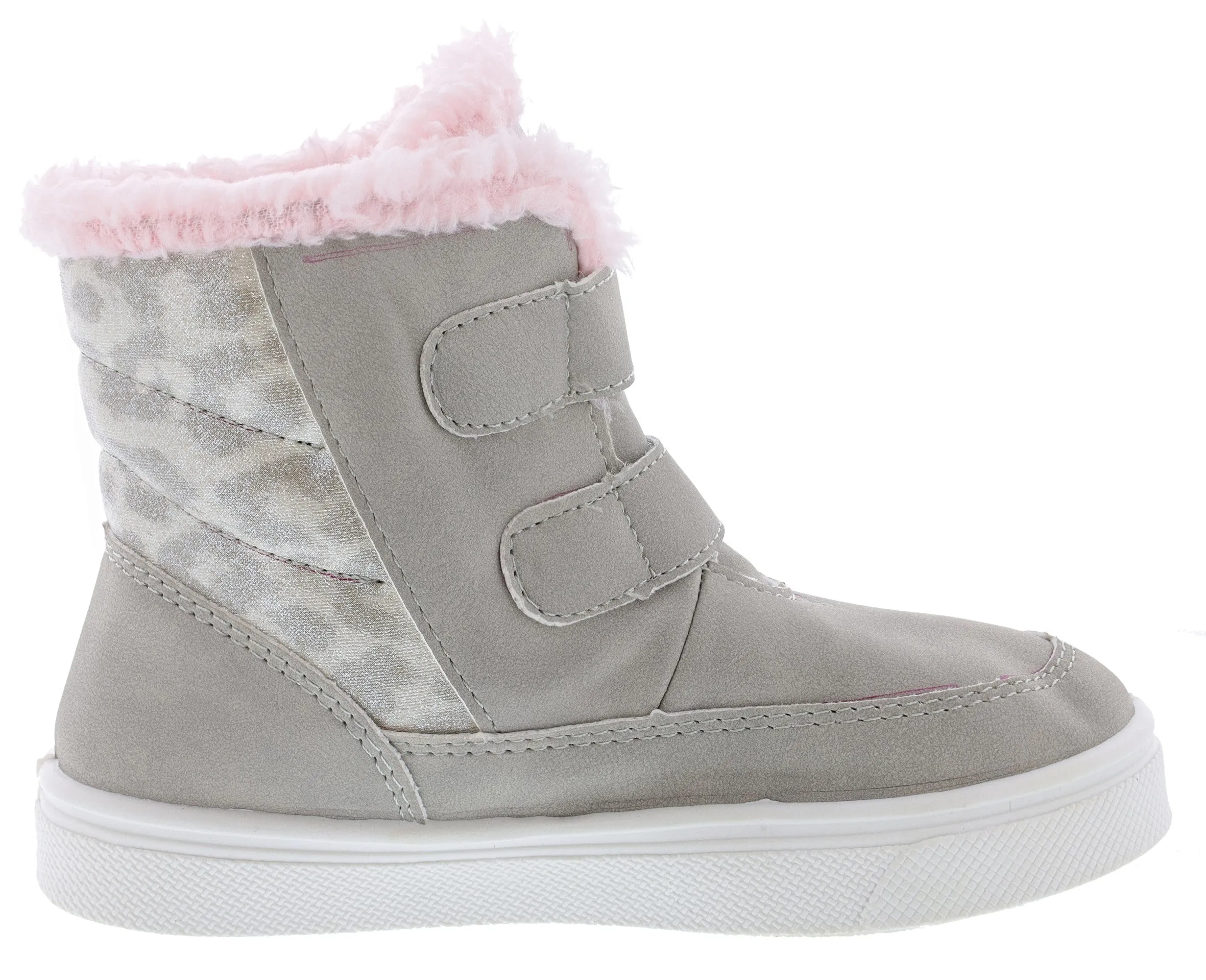 impact-resistant Slip-On Design Oomphies Girls Toddler's Charlie Lightweight Dual Strap Boots Functional