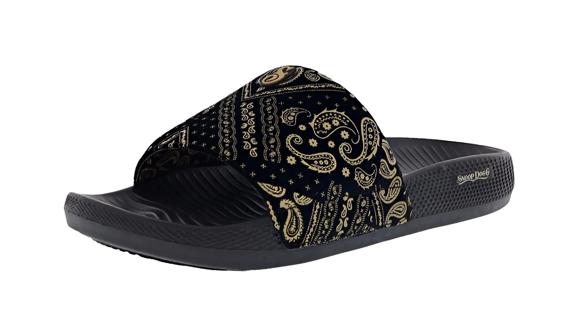 Skechers X Snoop Dogg: Low Slider- Velvet Paisley Men's Sandals Mule Style