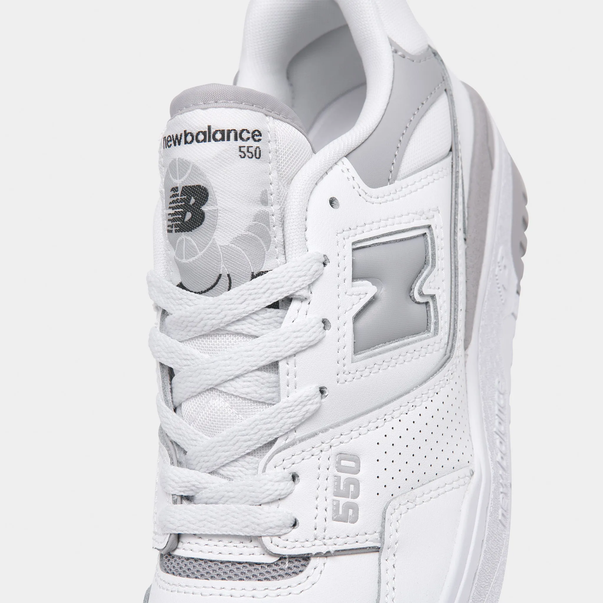 Hexagonal Outsole Comfortable to wear New Balance Women's BBW550BB White / Raincloud